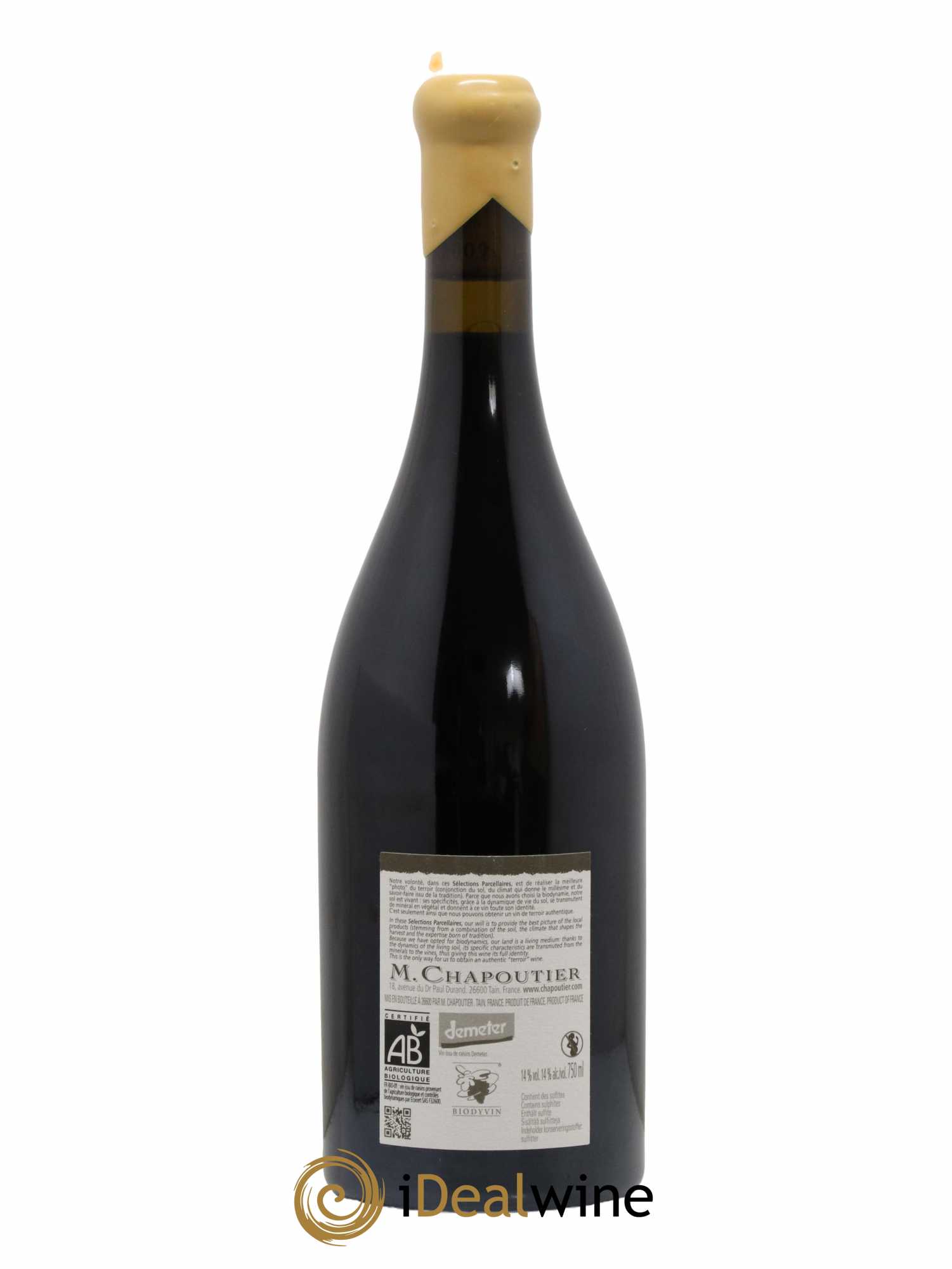 Hermitage Ermitage l'Ermite Chapoutier 2009 - Lot de 1 bouteille - 1