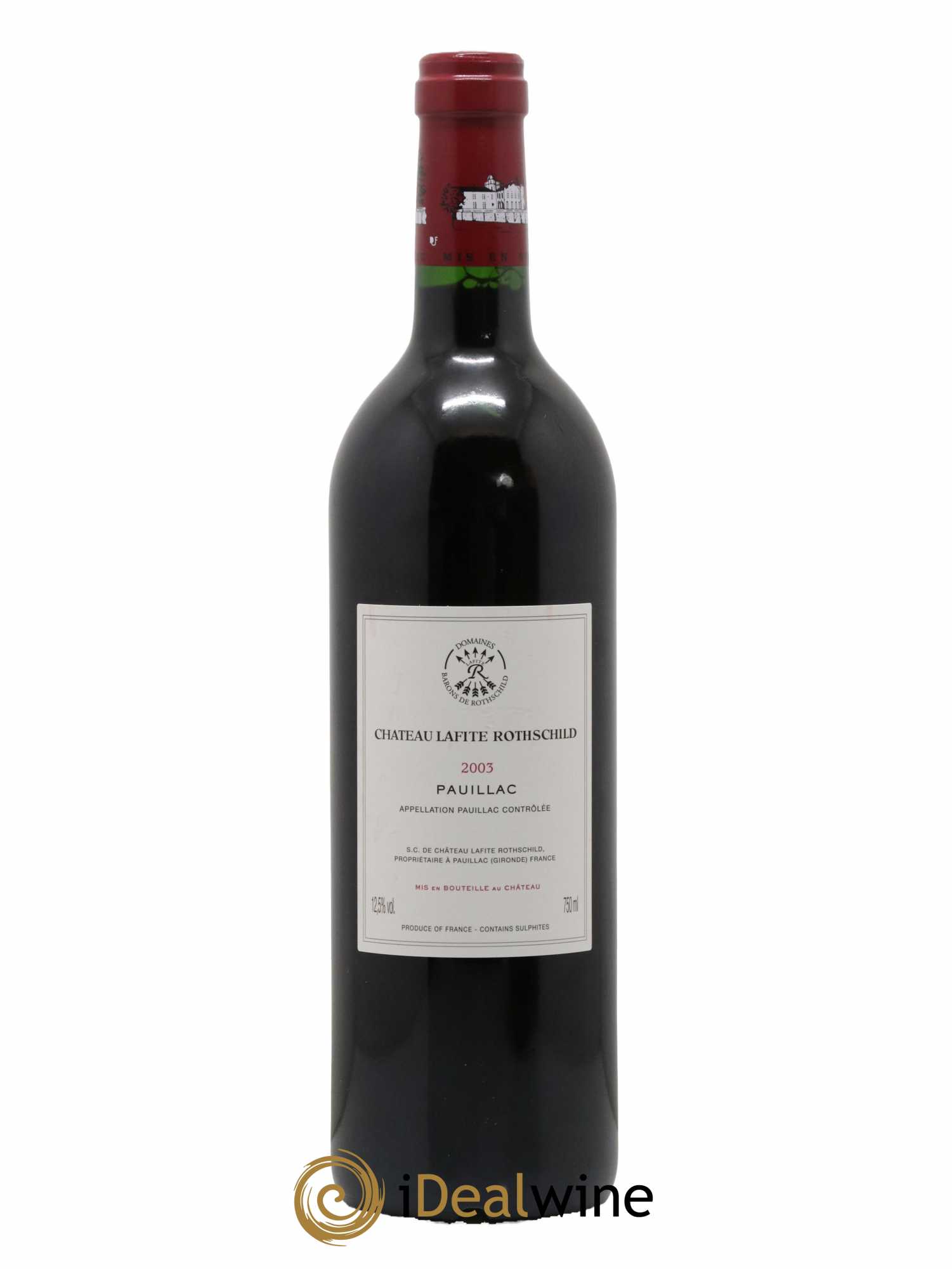 Château Lafite Rothschild 1er Grand Cru Classé 2003 - Lot de 1 bouteille - 1