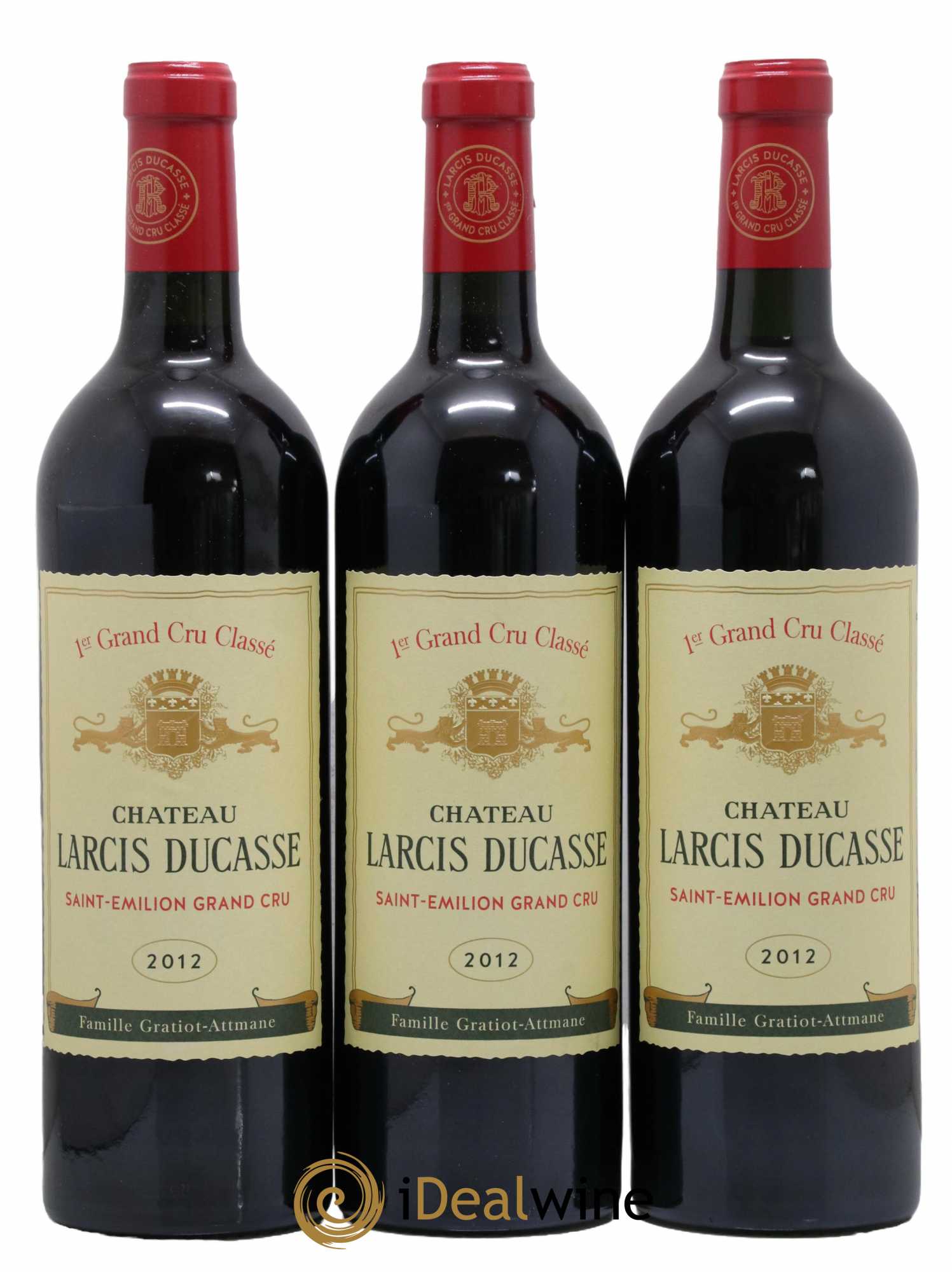 Château Larcis Ducasse 1er Grand Cru Classé B 2012 - Lot de 3 bouteilles - 0