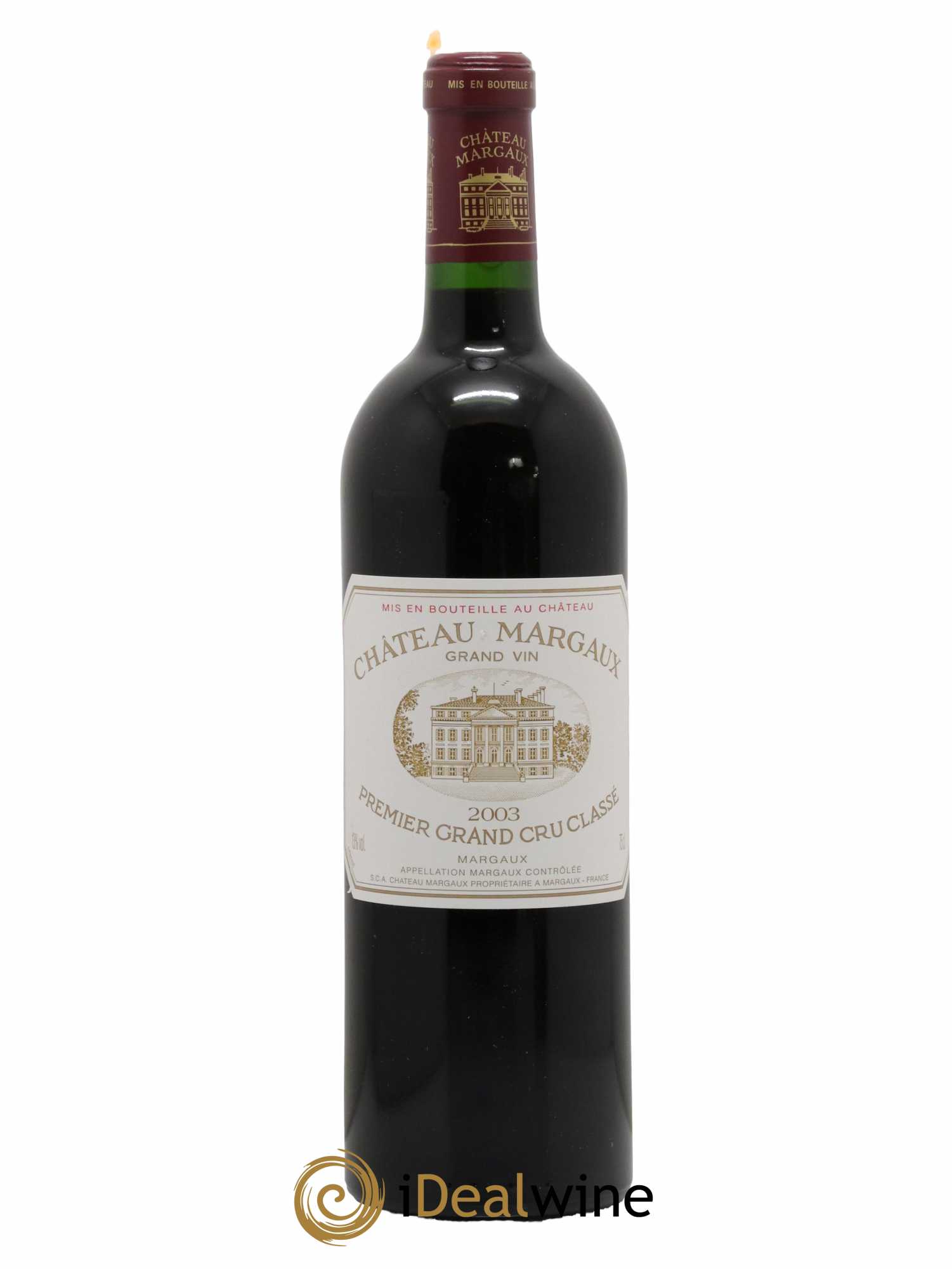 Château Margaux 1er Grand Cru Classé 2003 - Lot de 1 bouteille - 0