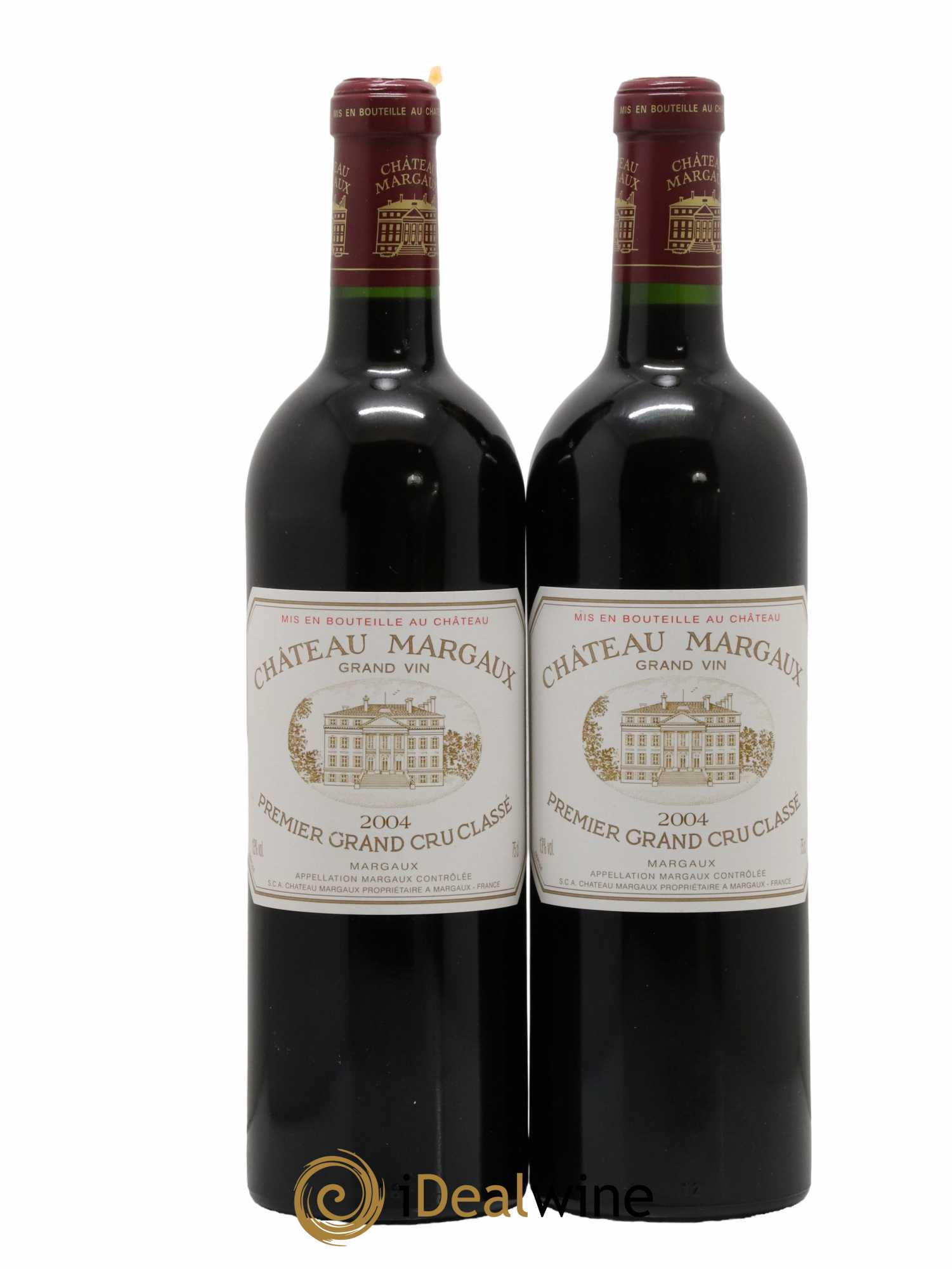 Château Margaux 1er Grand Cru Classé 2004 - Lot de 2 bouteilles - 0