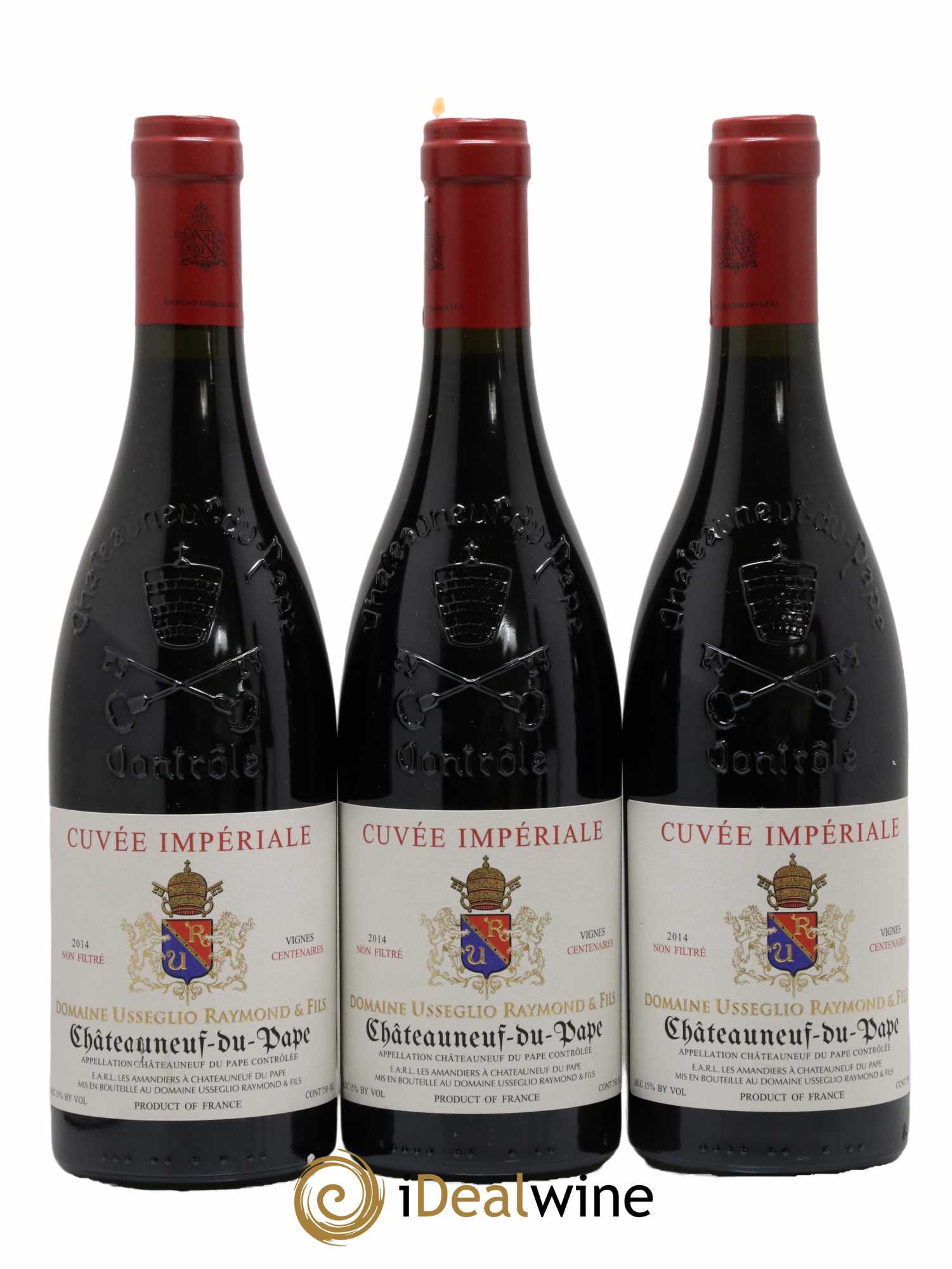 Châteauneuf-du-Pape Cuvée Impériale Raymond Usseglio & Fils (Domaine) 2014 - Lot de 3 bouteilles - 0