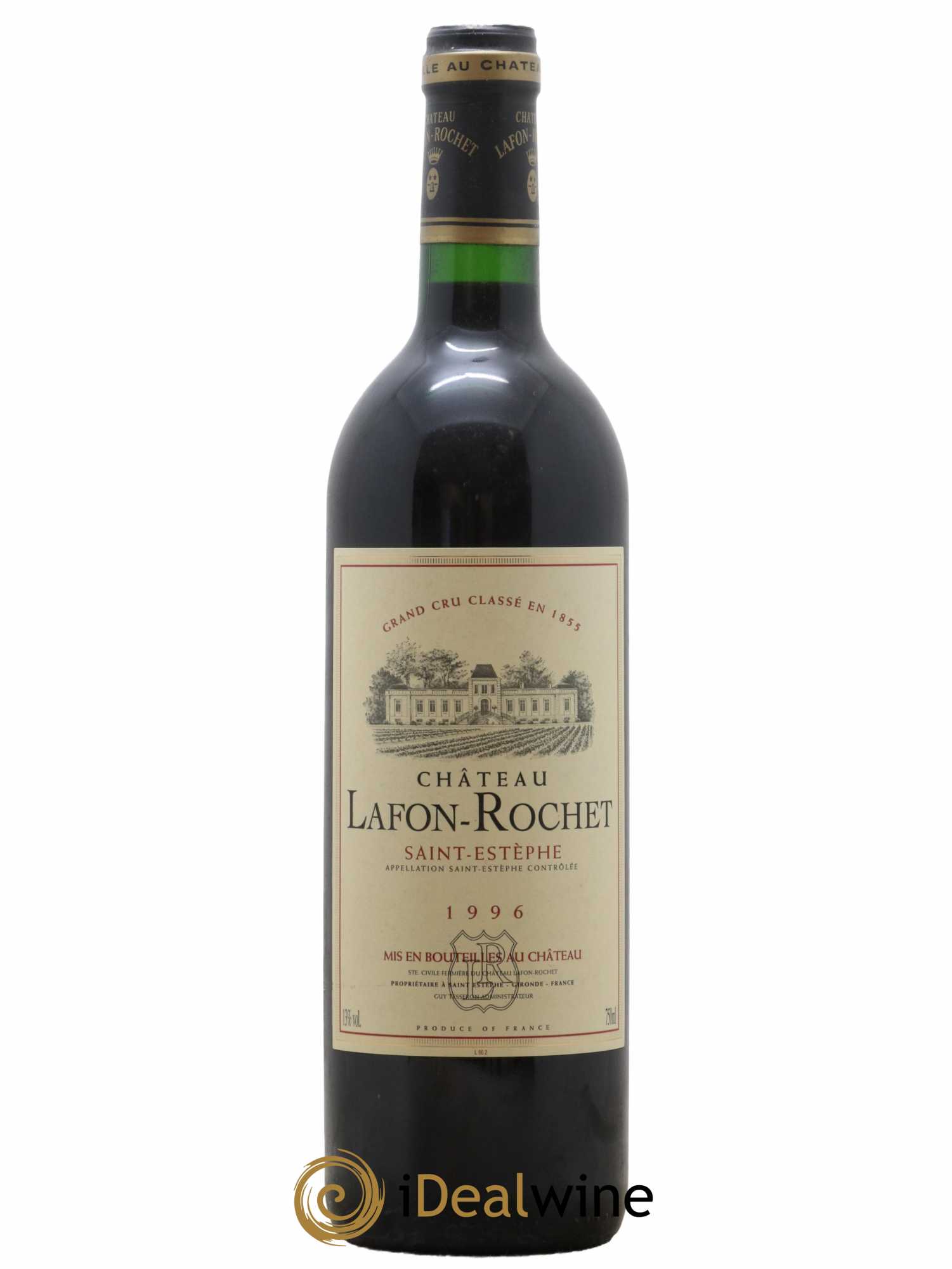 Château Lafon Rochet 4ème Grand Cru Classé 1996 - Lot de 1 bouteille - 0