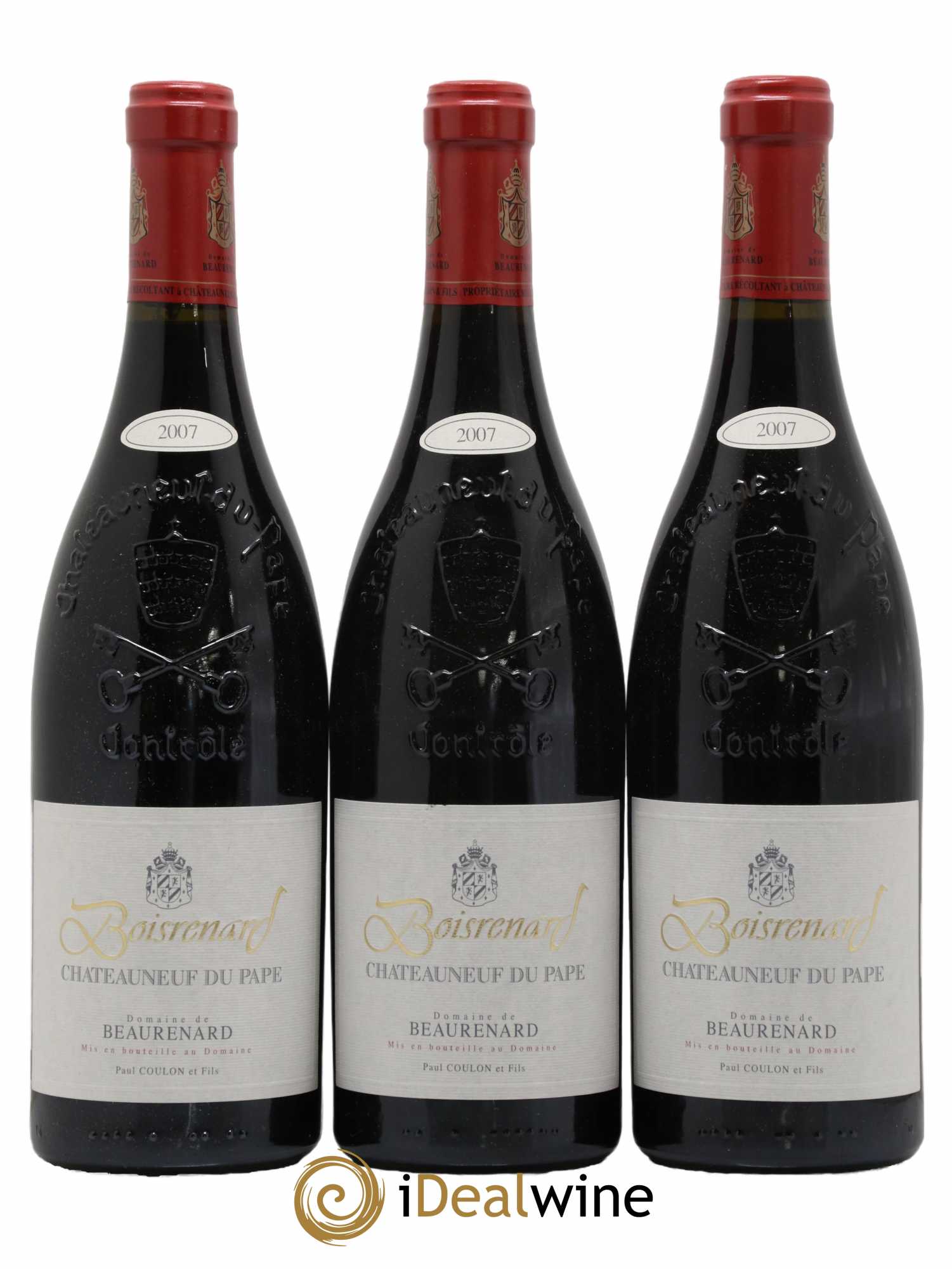 Châteauneuf-du-Pape Cuvée Boisrenard Beaurenard (Domaine de) 2007 - Lot de 3 bouteilles - 0