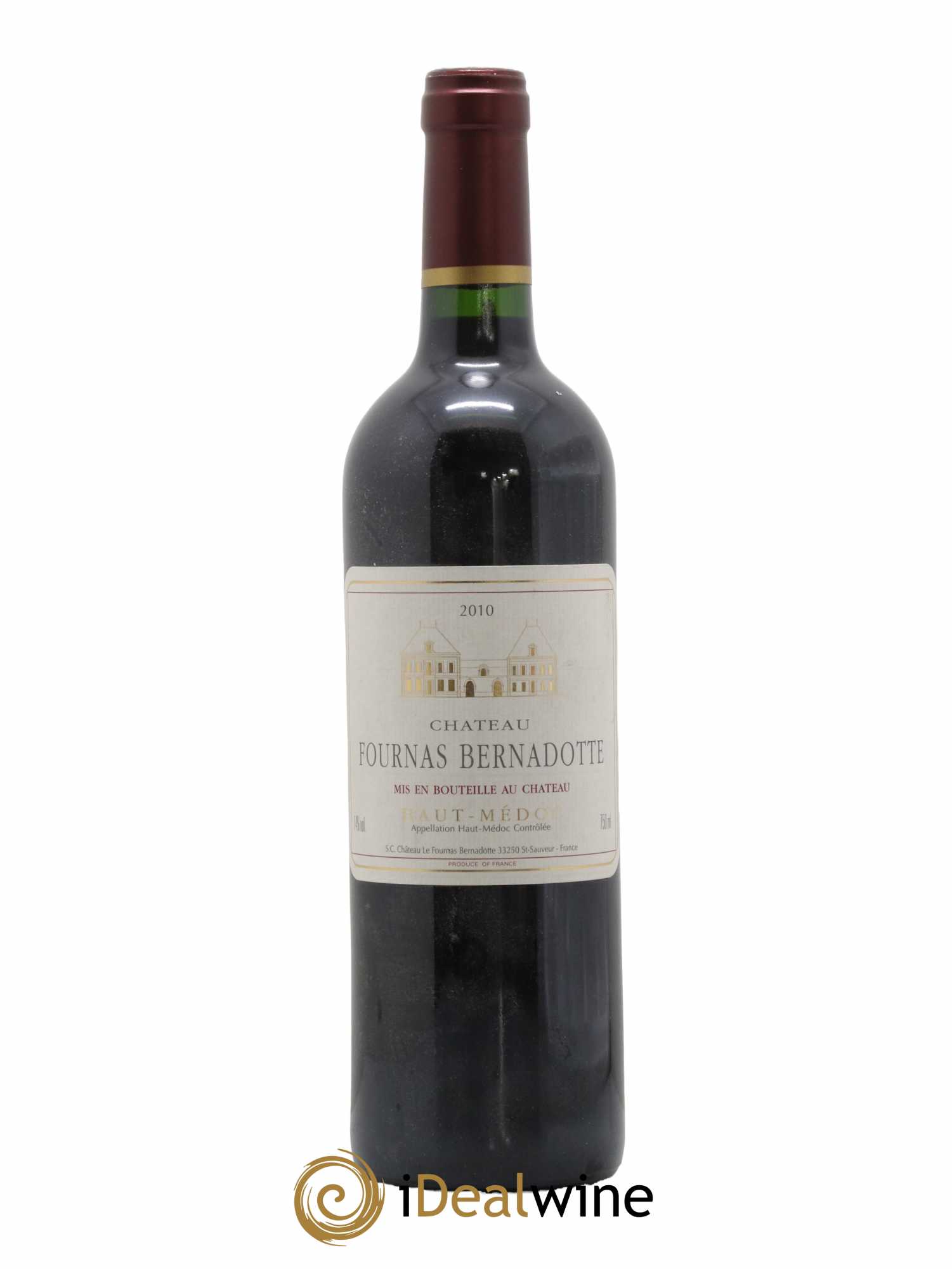Bordeaux Haut Medoc Fournas Bernadotte 2010 - Lot de 1 bouteille - 0