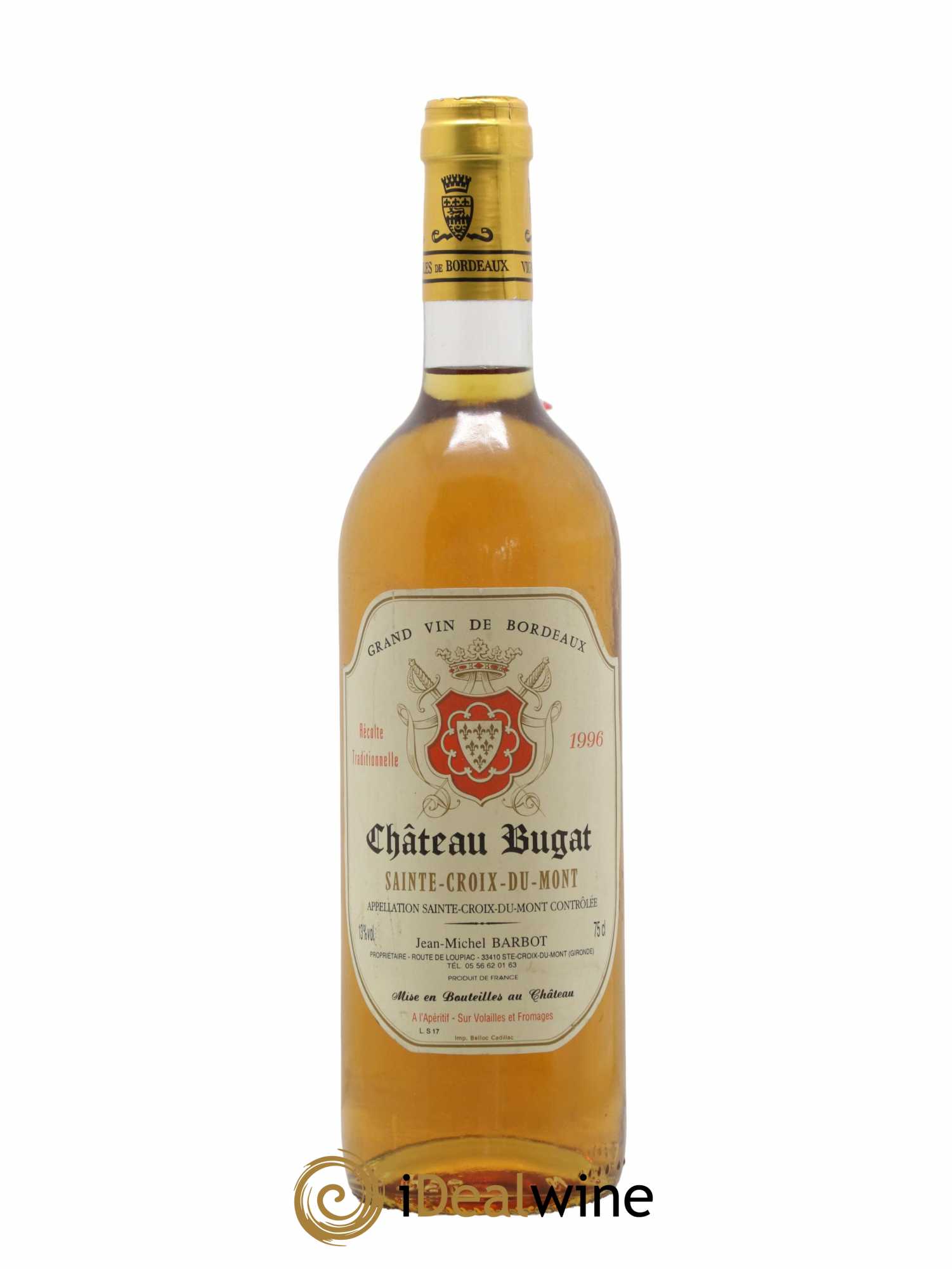 Sainte-Croix-du-Mont Château Bugat 1996 - Lotto di 1 bottiglia - 0