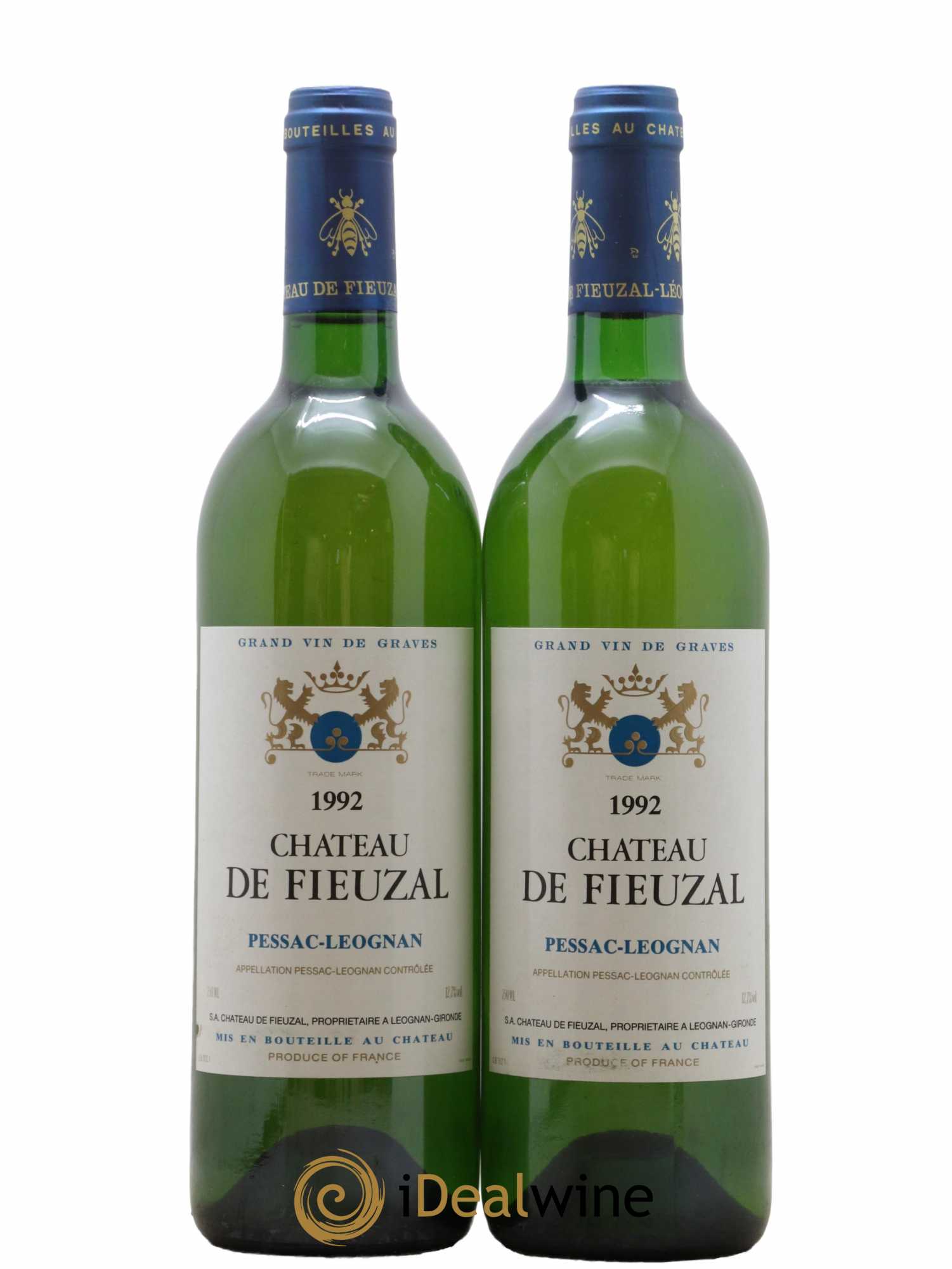 Château de Fieuzal 1992 - Lot de 2 bouteilles - 0