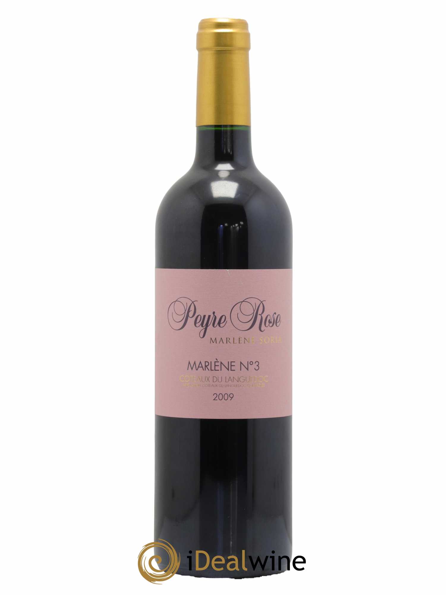 Vin de France (anciennement Coteaux du Languedoc) Peyre Rose Marlène n°3 Marlène Soria 2009 - Lot de 1 bouteille - 0