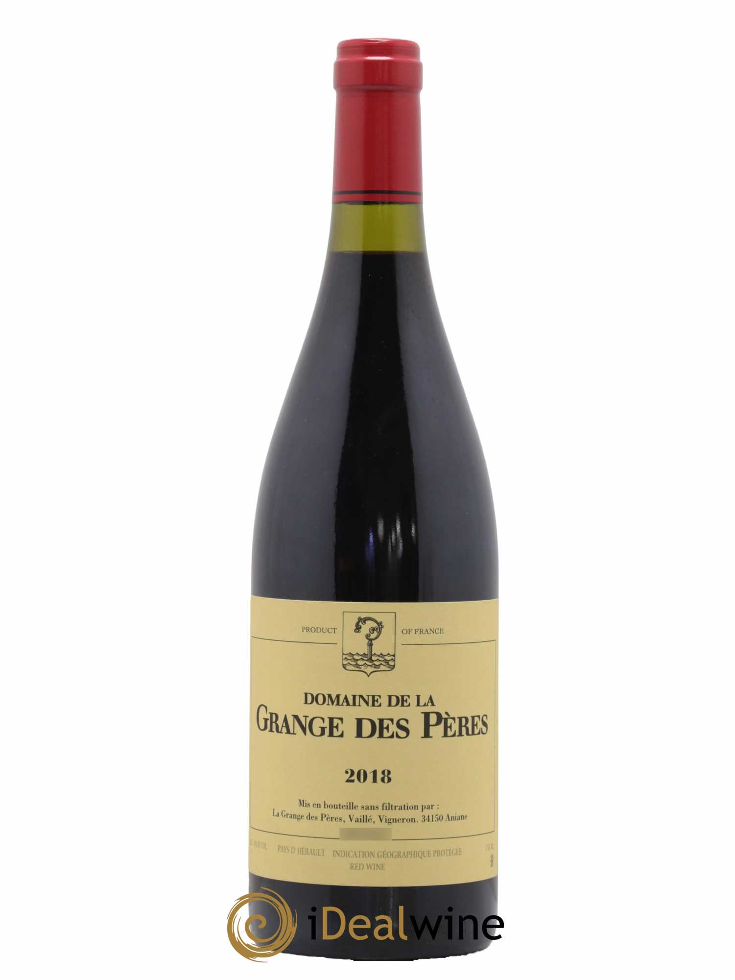 Pays d'Hérault Grange des Pères Laurent Vaillé 2018 - Lot de 1 bouteille - 0