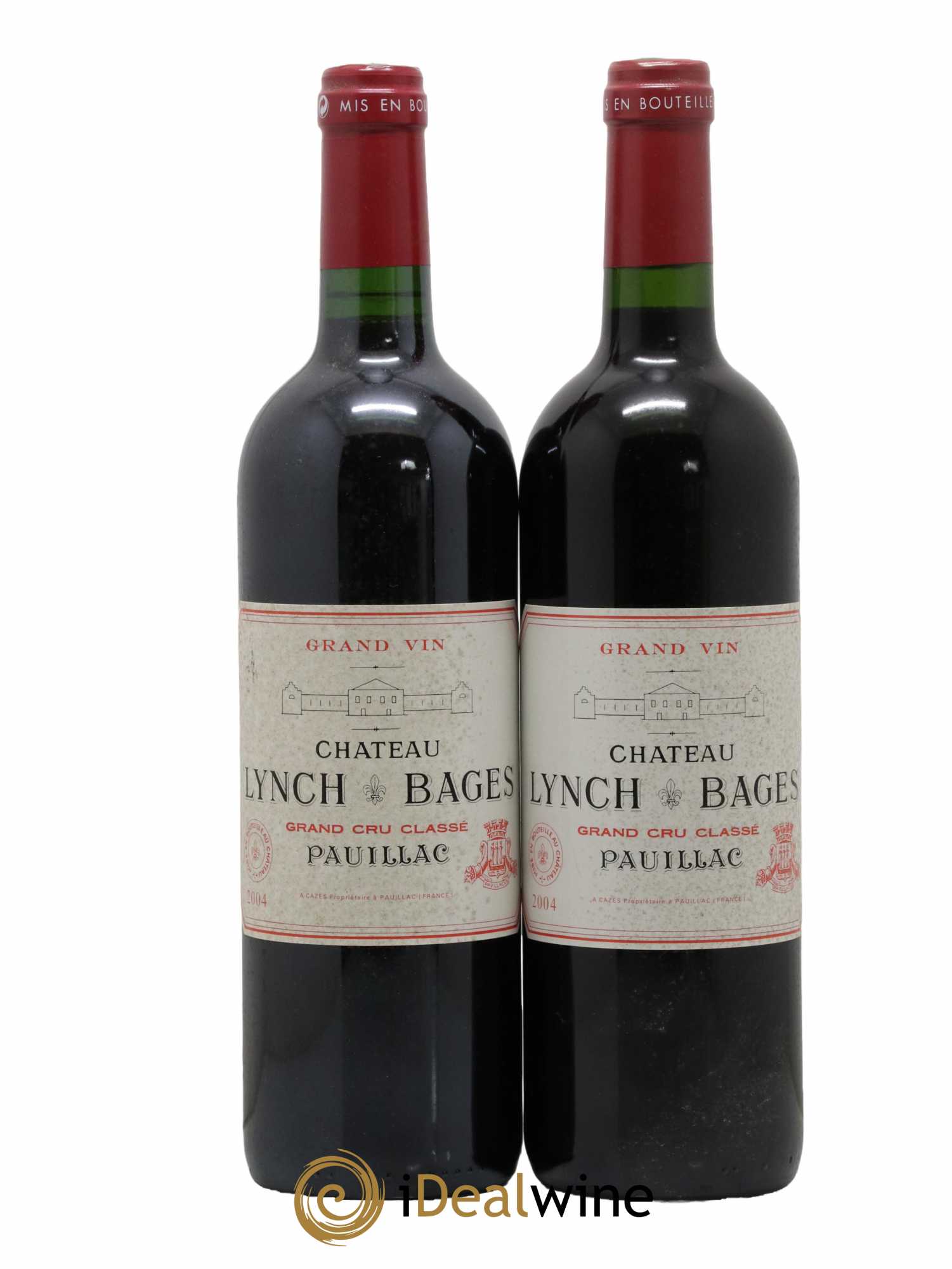 Château Lynch Bages 5ème Grand Cru Classé 2004 - Lot de 2 bouteilles - 0