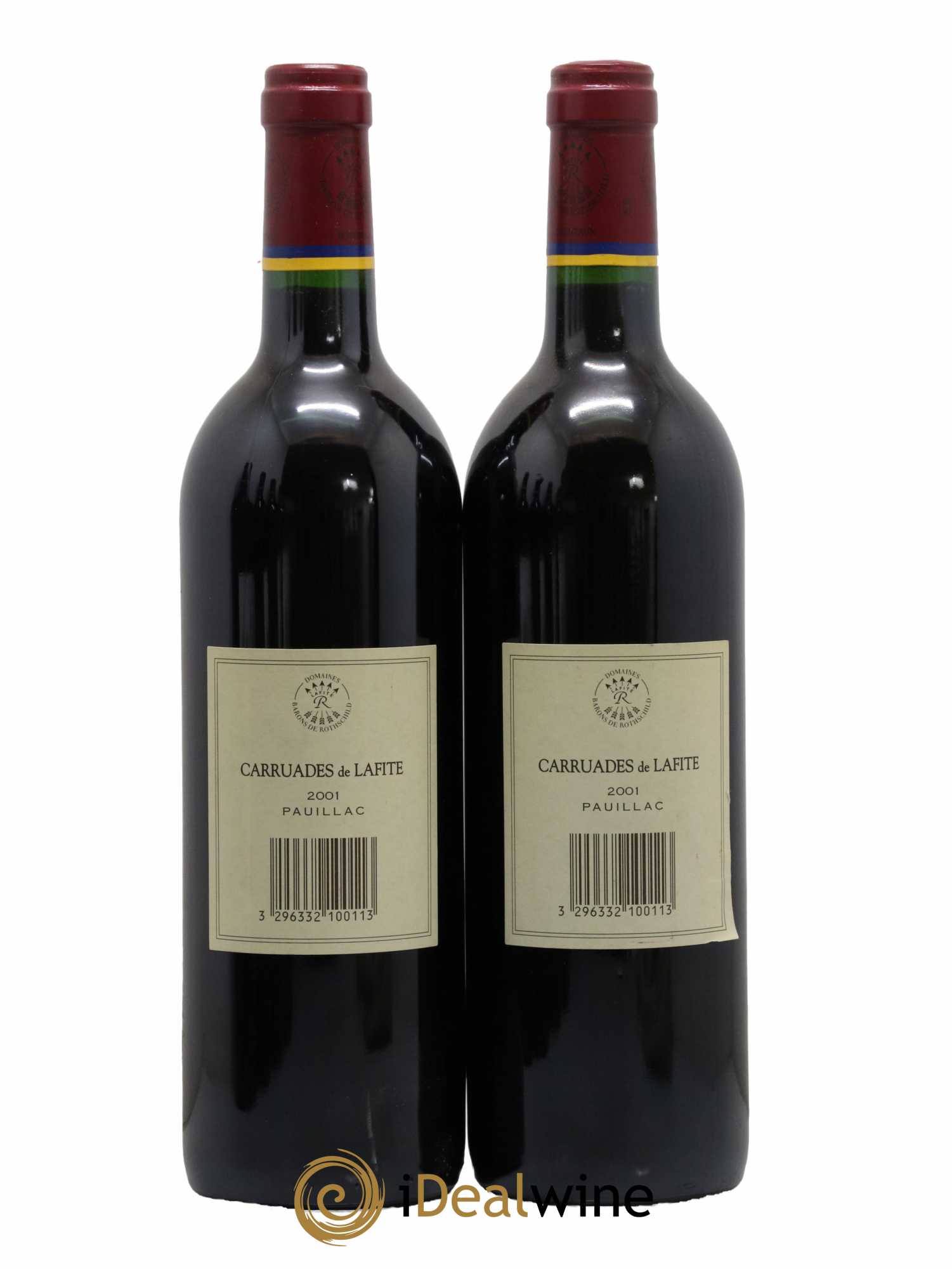 Carruades de Lafite Rothschild Second Vin 2001 - Lot de 2 bouteilles - 1