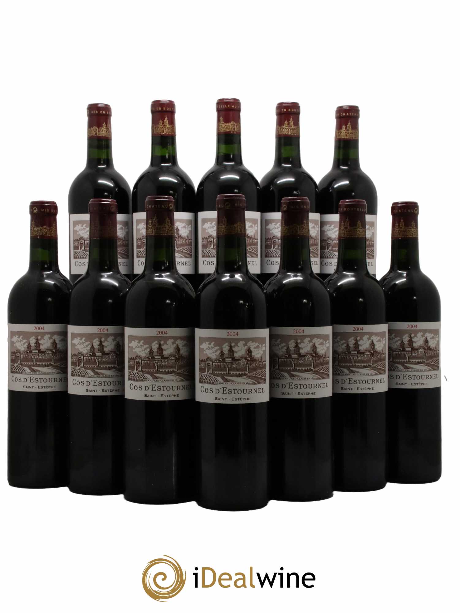 Cos d'Estournel 2ème Grand Cru Classé 2004 - Lot de 12 bouteilles - 0