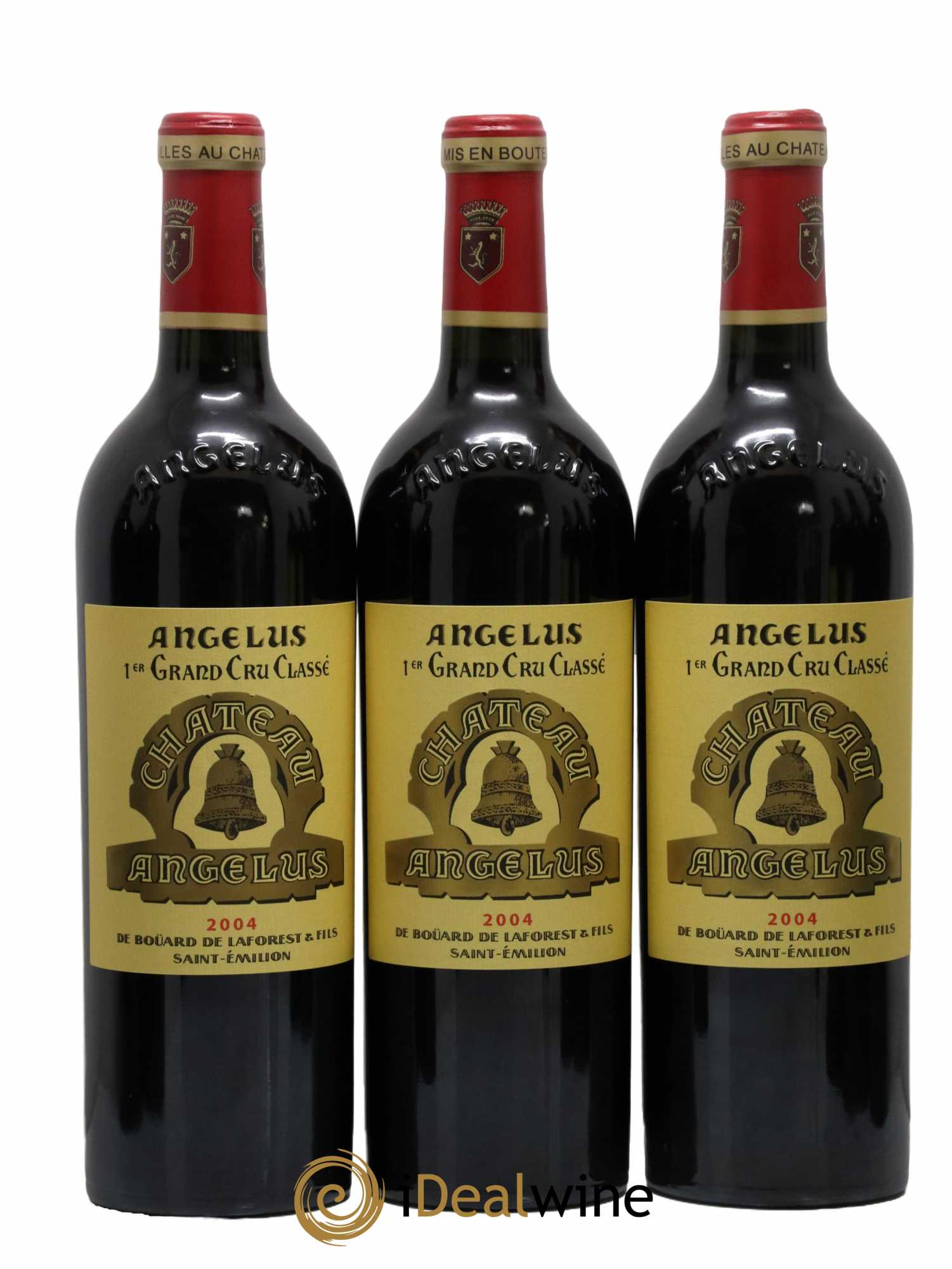 Château Angélus 1er Grand Cru Classé A 2004 - Lot de 12 bouteilles - 1