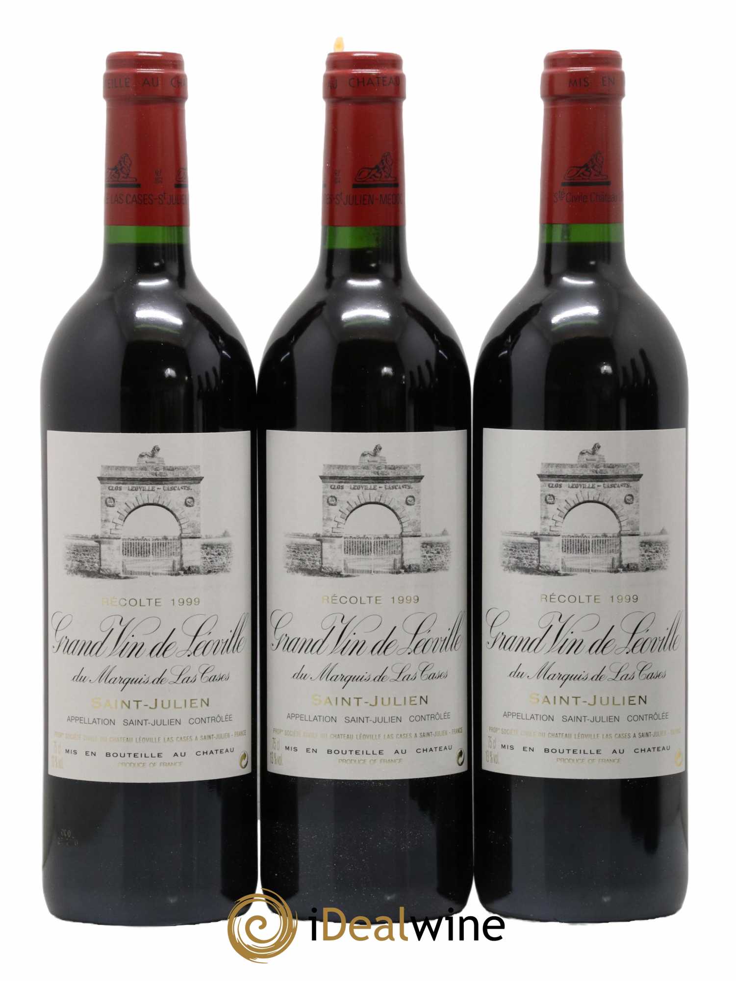 Château Léoville Las Cases 2ème Grand Cru Classé 1999 - Lot de 6 bouteilles - 1