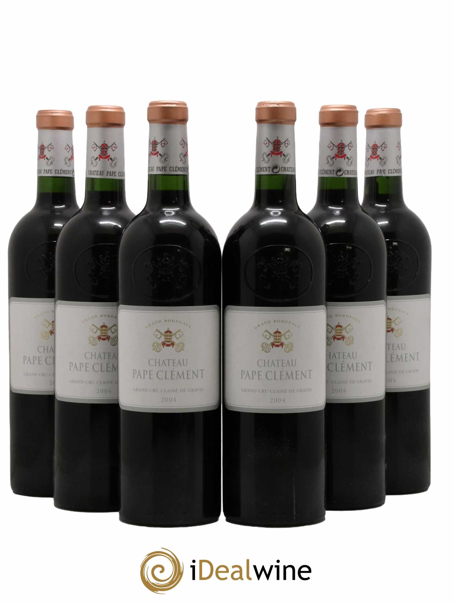 Château Pape Clément Cru Classé de Graves 2004 - Lot de 6 bouteilles - 0