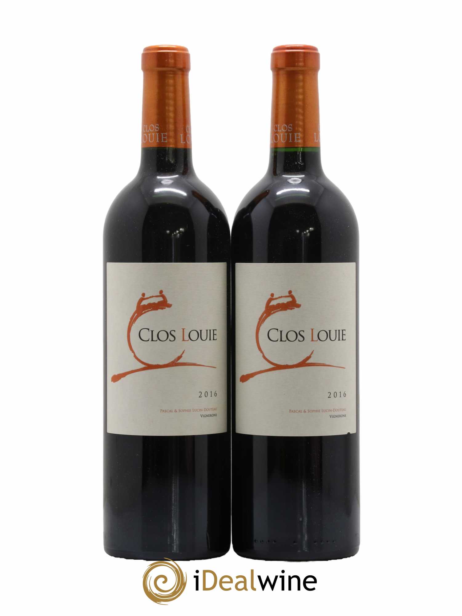 Castillon-Côtes-de-Bordeaux (Côtes-de-Castillon) Clos Louie 2016 - Lot de 2 bouteilles - 0