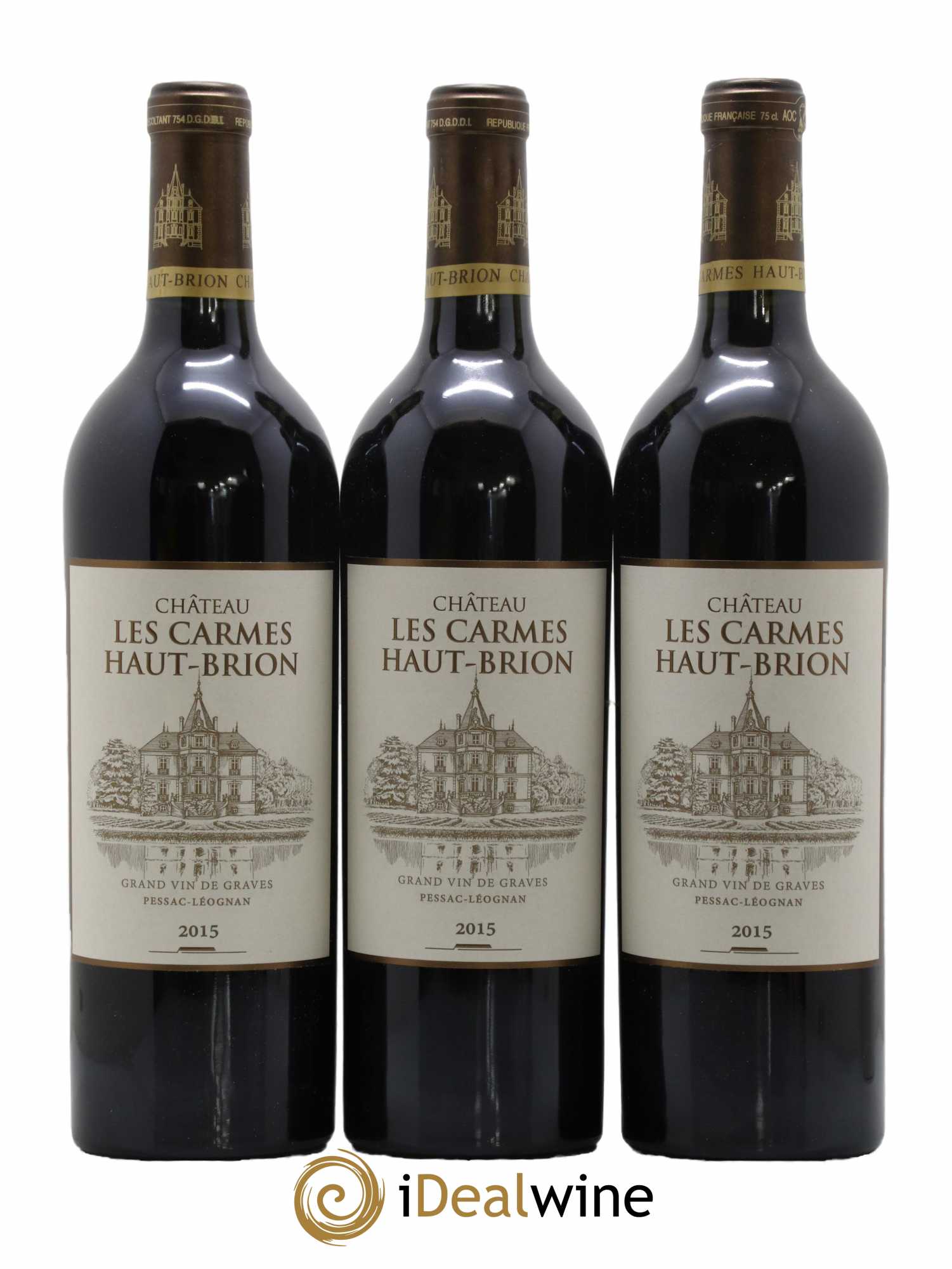 Château Les Carmes Haut-Brion 2015 - Lot de 6 bouteilles - 2