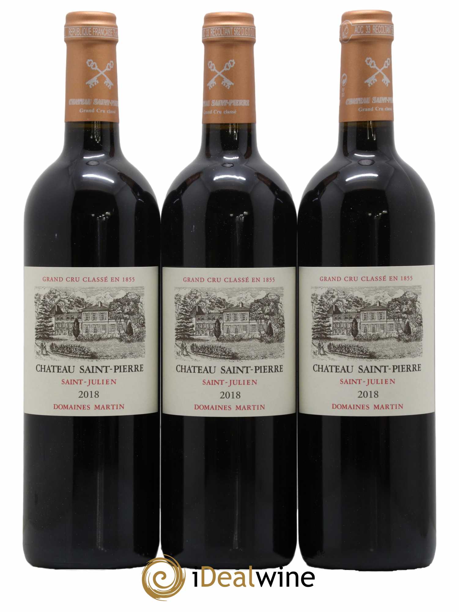 Château Saint-Pierre 4ème Grand Cru Classé 2018 - Lotto di 6 bottiglie - 2