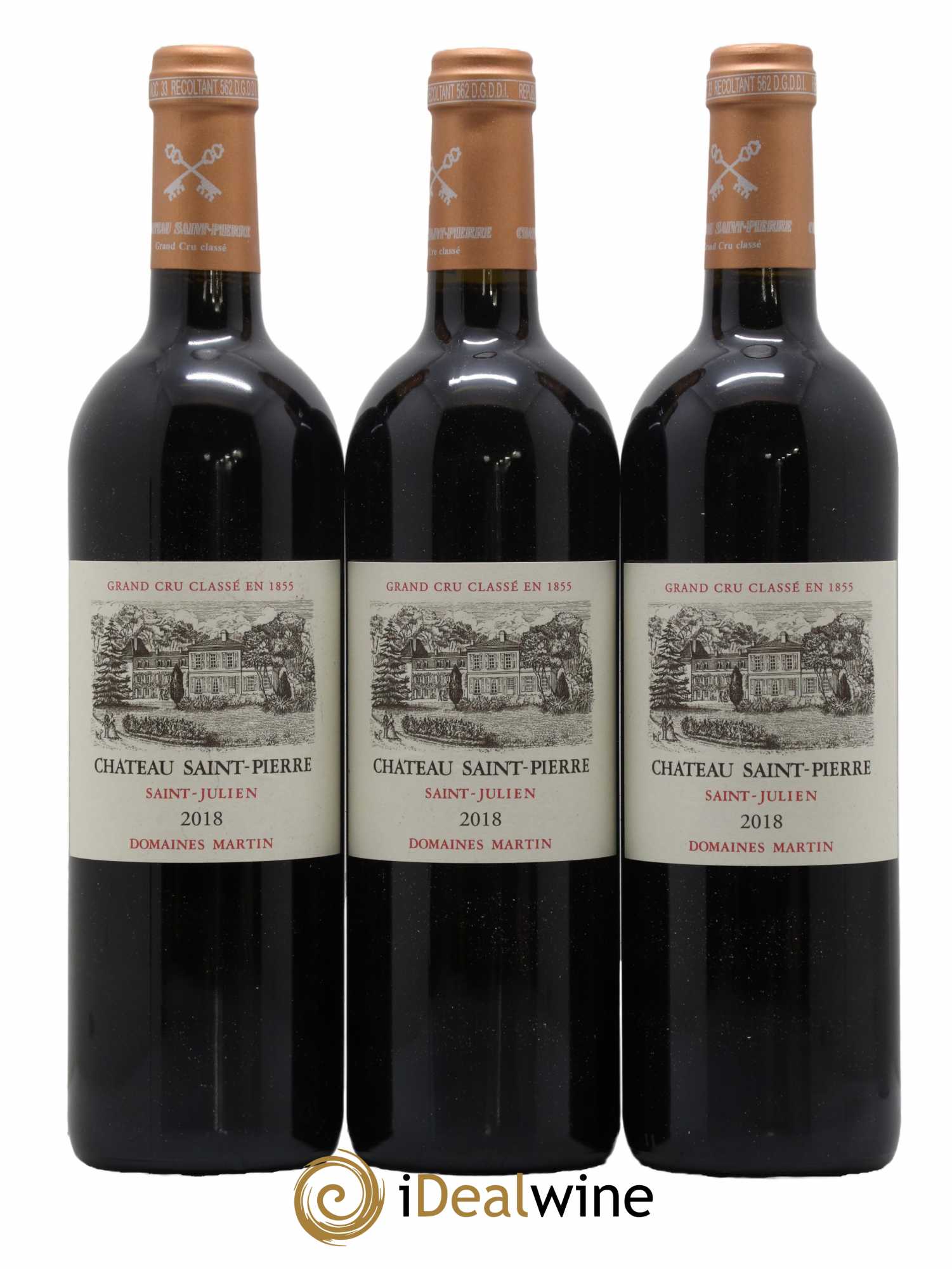 Château Saint-Pierre 4ème Grand Cru Classé 2018 - Lot de 6 bouteilles - 1
