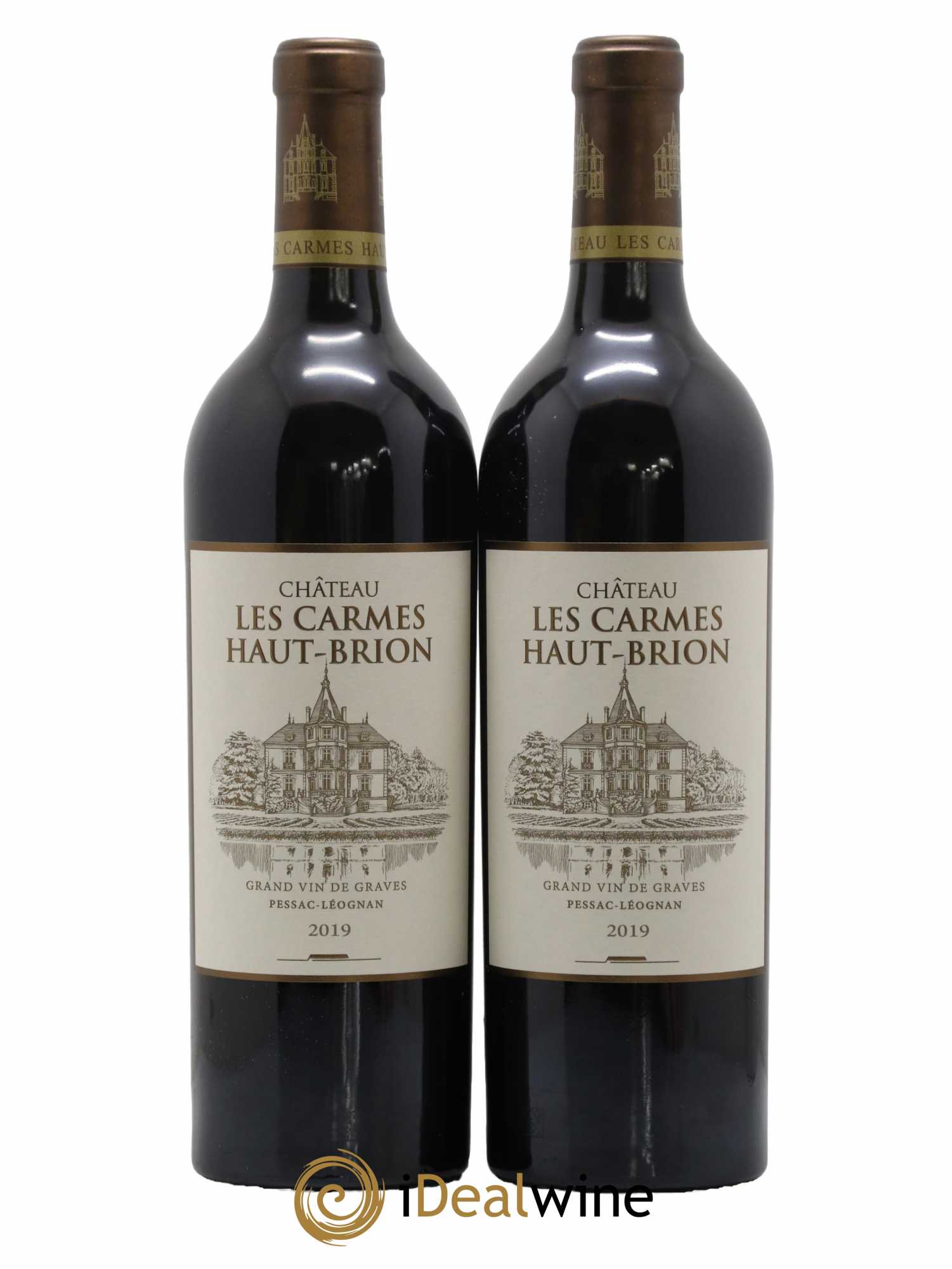 Château Les Carmes Haut-Brion 2019 - Lot de 2 bouteilles - 0