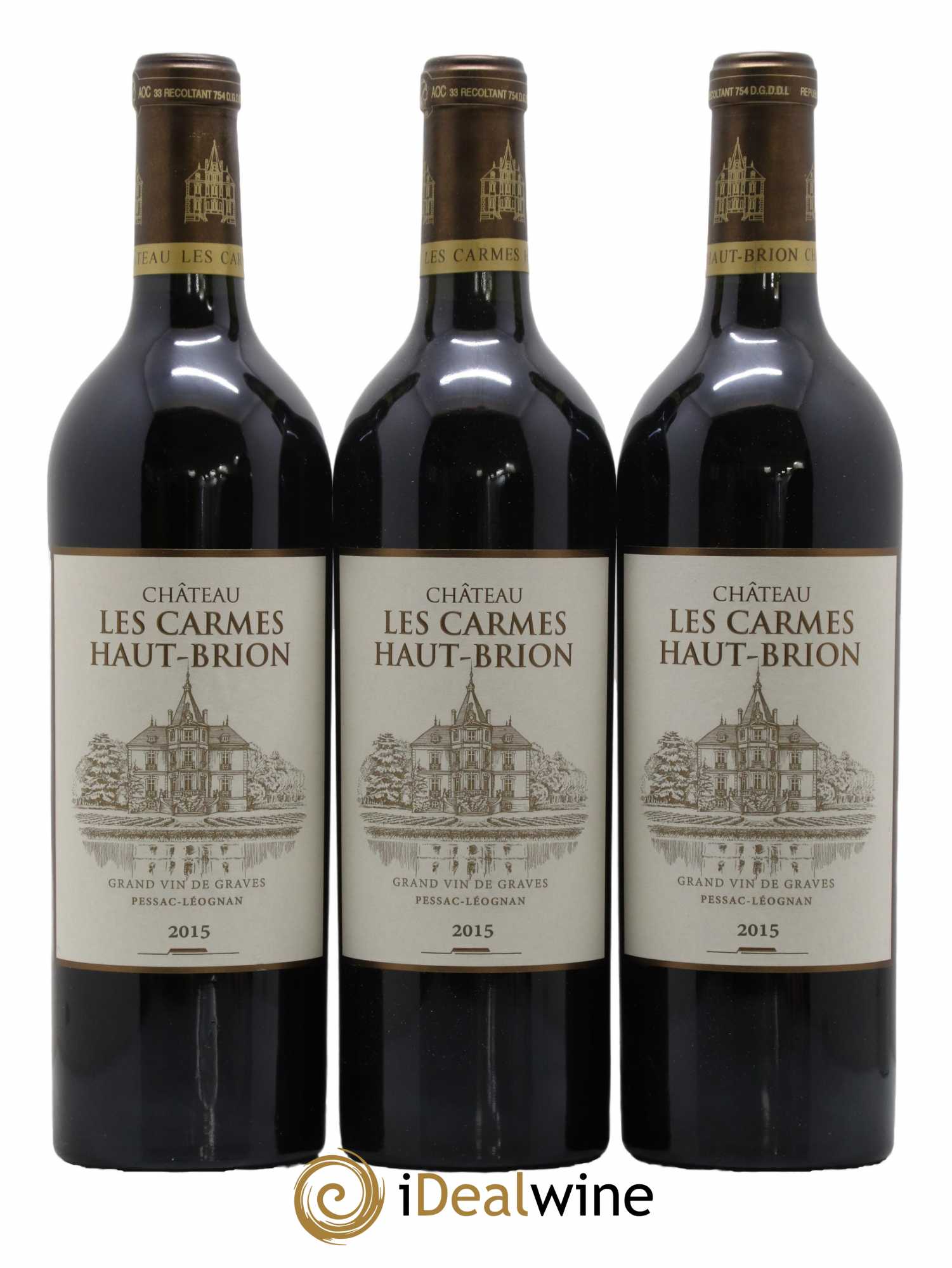 Château Les Carmes Haut-Brion 2015 - Lot de 6 bouteilles - 2