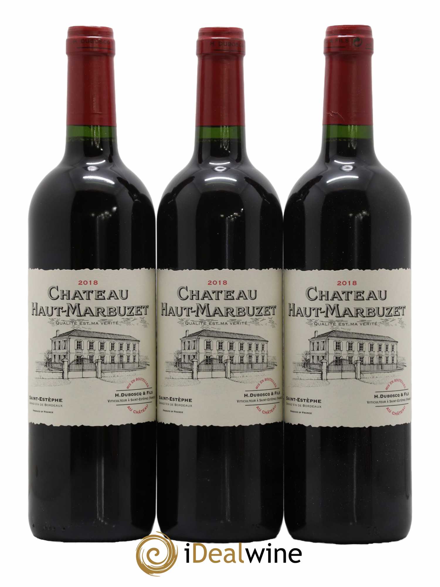 Château Haut Marbuzet 2018 - Lot de 6 bouteilles - 1