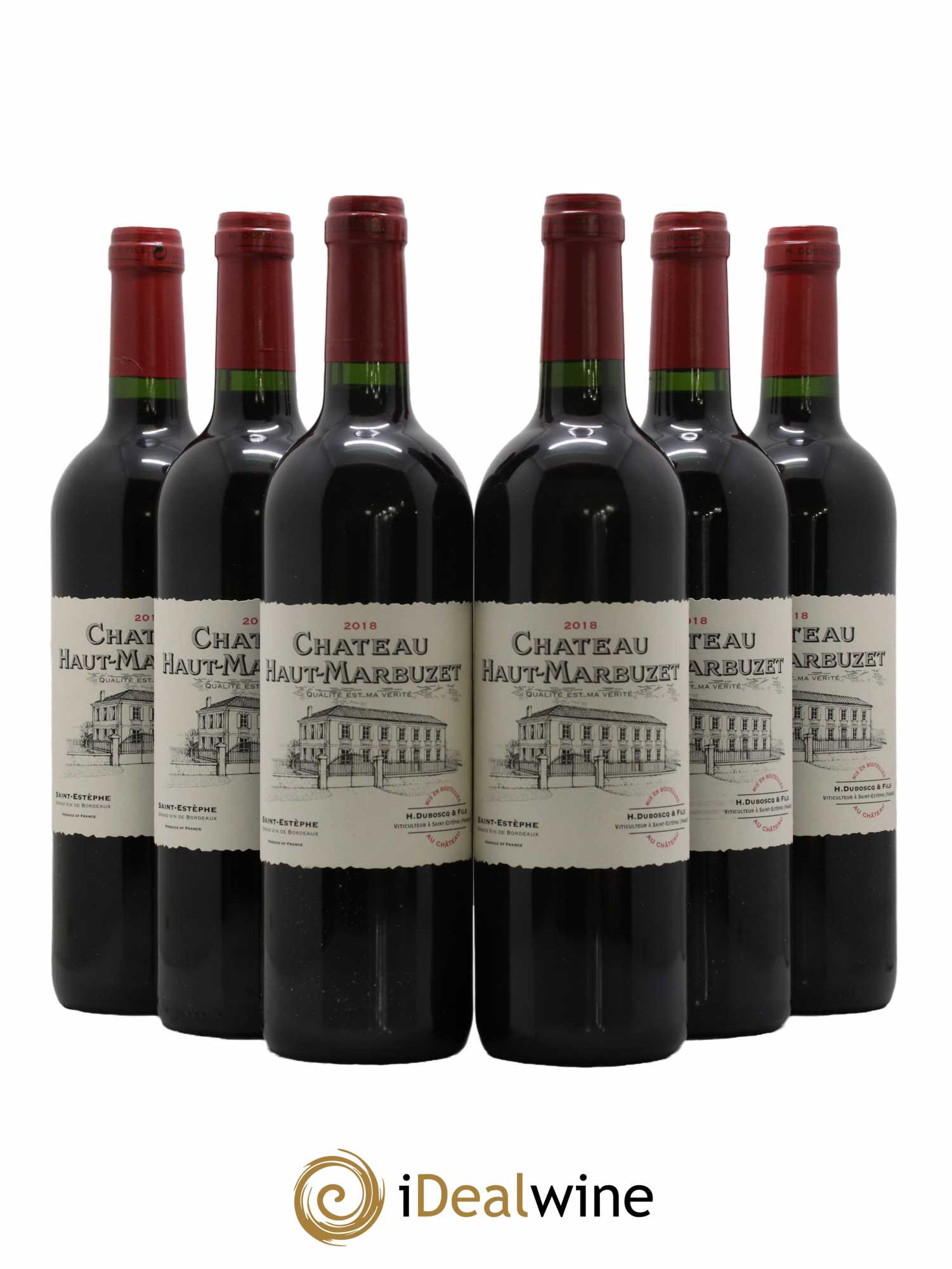 Château Haut Marbuzet 2018 - Lot de 6 bouteilles - 0