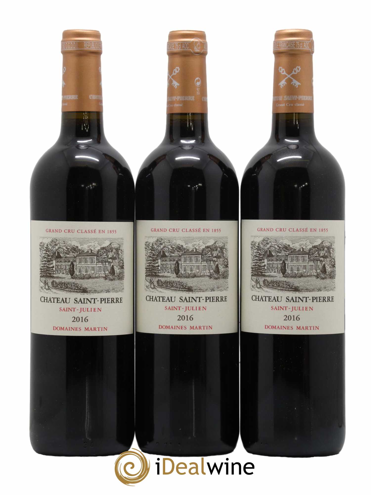 Château Saint-Pierre 4ème Grand Cru Classé 2016 - Lot de 6 bouteilles - 1