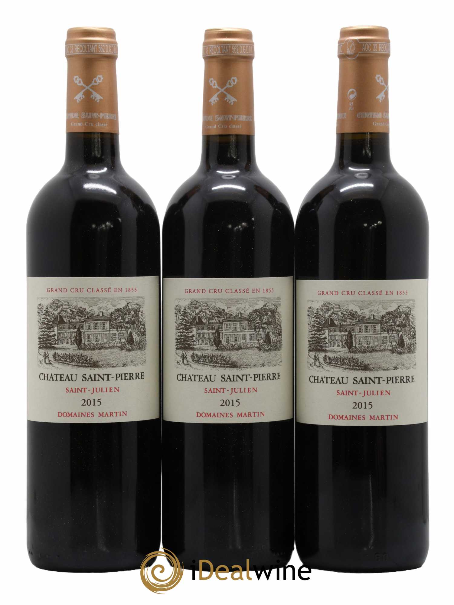 Château Saint-Pierre 4ème Grand Cru Classé 2015 - Lot de 6 bouteilles - 1