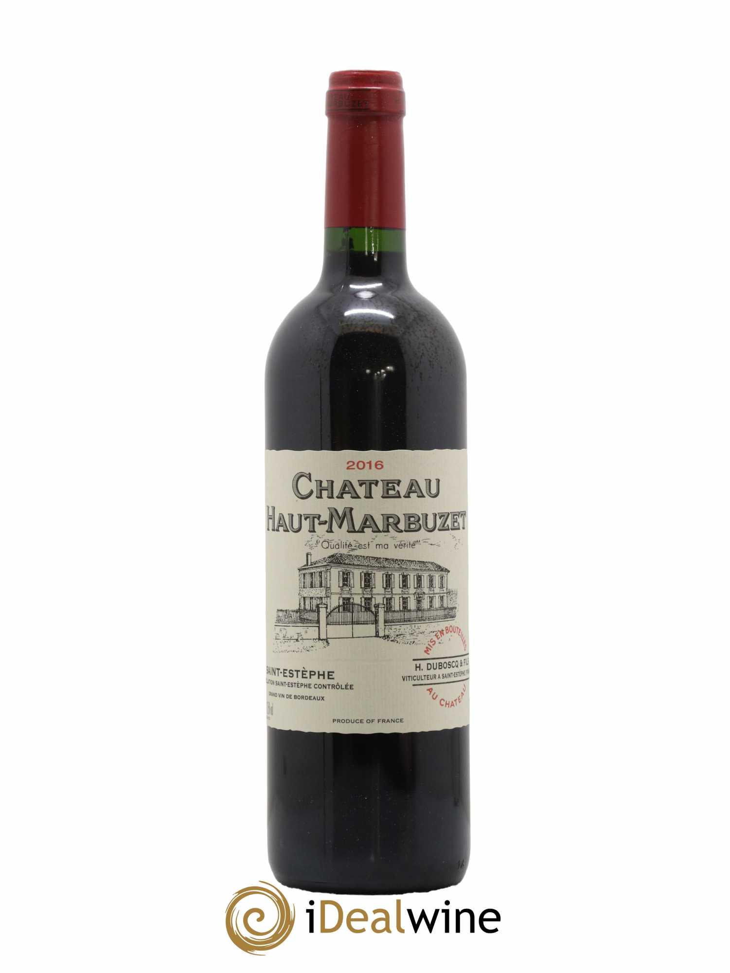 Château Haut Marbuzet 2016 - Lot de 1 bouteille - 0