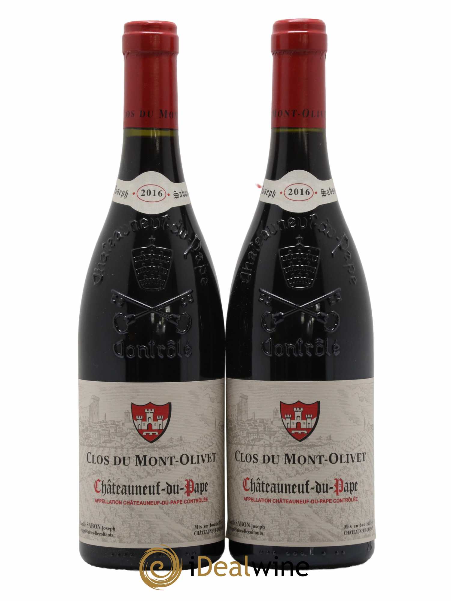 Châteauneuf-du-Pape Clos du Mont-Olivet 2016 - Lot de 2 bouteilles - 0