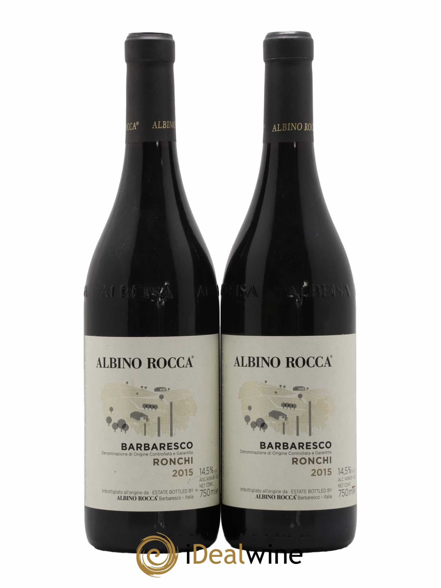 Barbaresco DOCG Ronchi Albino Rocca 2015 - Lot of 2 bottles - 0