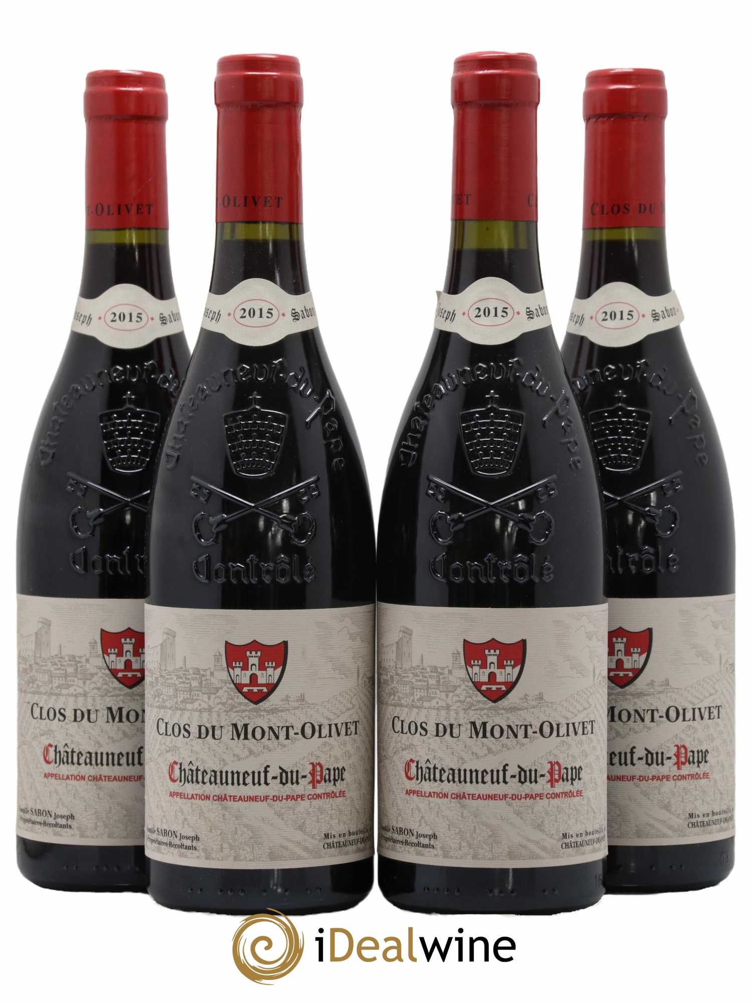 Châteauneuf-du-Pape Clos du Mont-Olivet 2015 - Lot de 4 bouteilles - 0