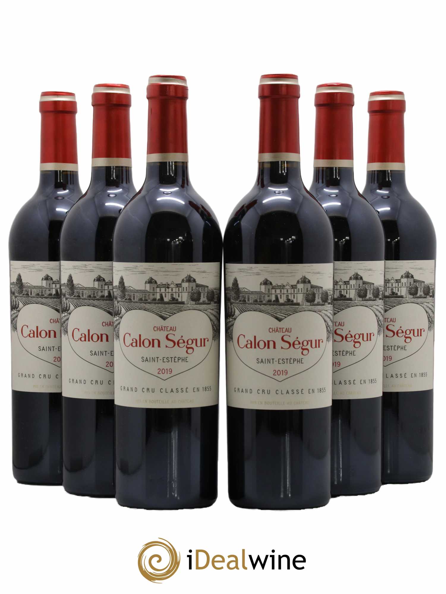 Château Calon Ségur 3ème Grand Cru Classé 2019 - Lot de 6 bouteilles - 0