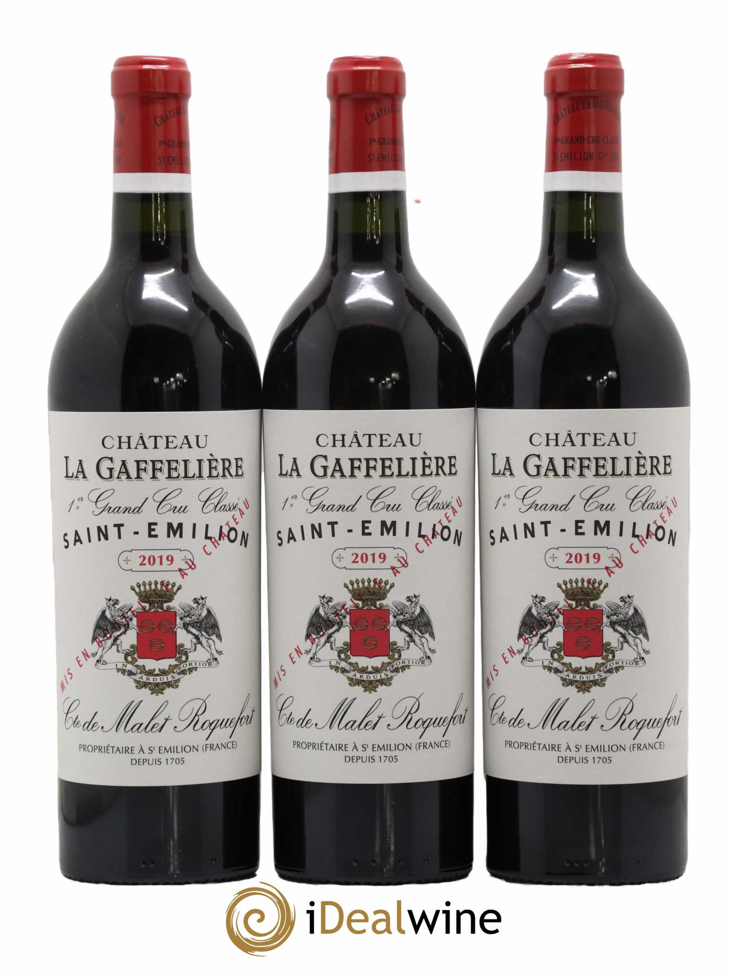 Château la Gaffelière 1er Grand Cru Classé B 2019 - Lot de 3 bouteilles - 0