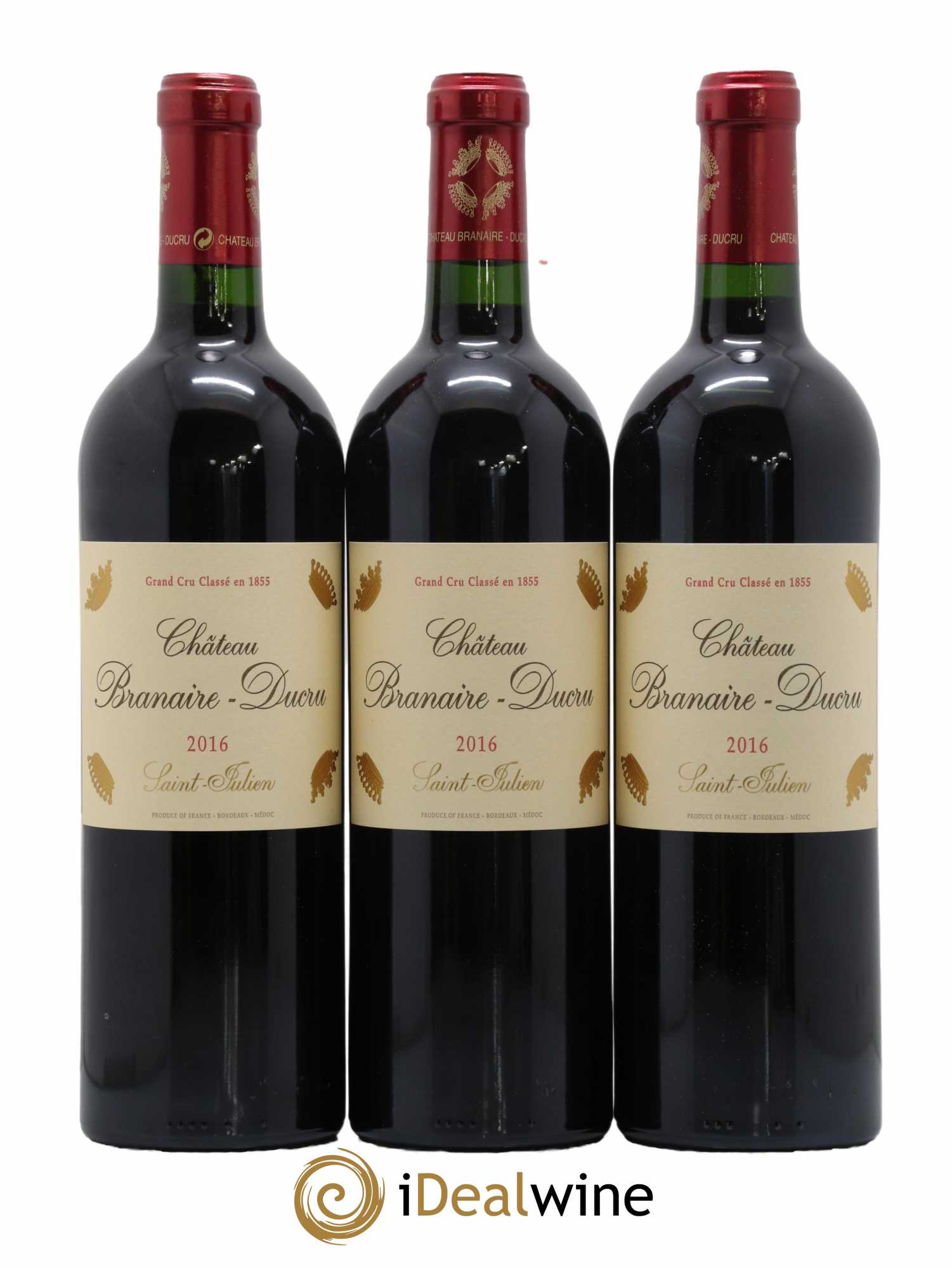 Château Branaire Ducru 4ème Grand Cru Classé 2016 - Lot de 6 bouteilles - 1