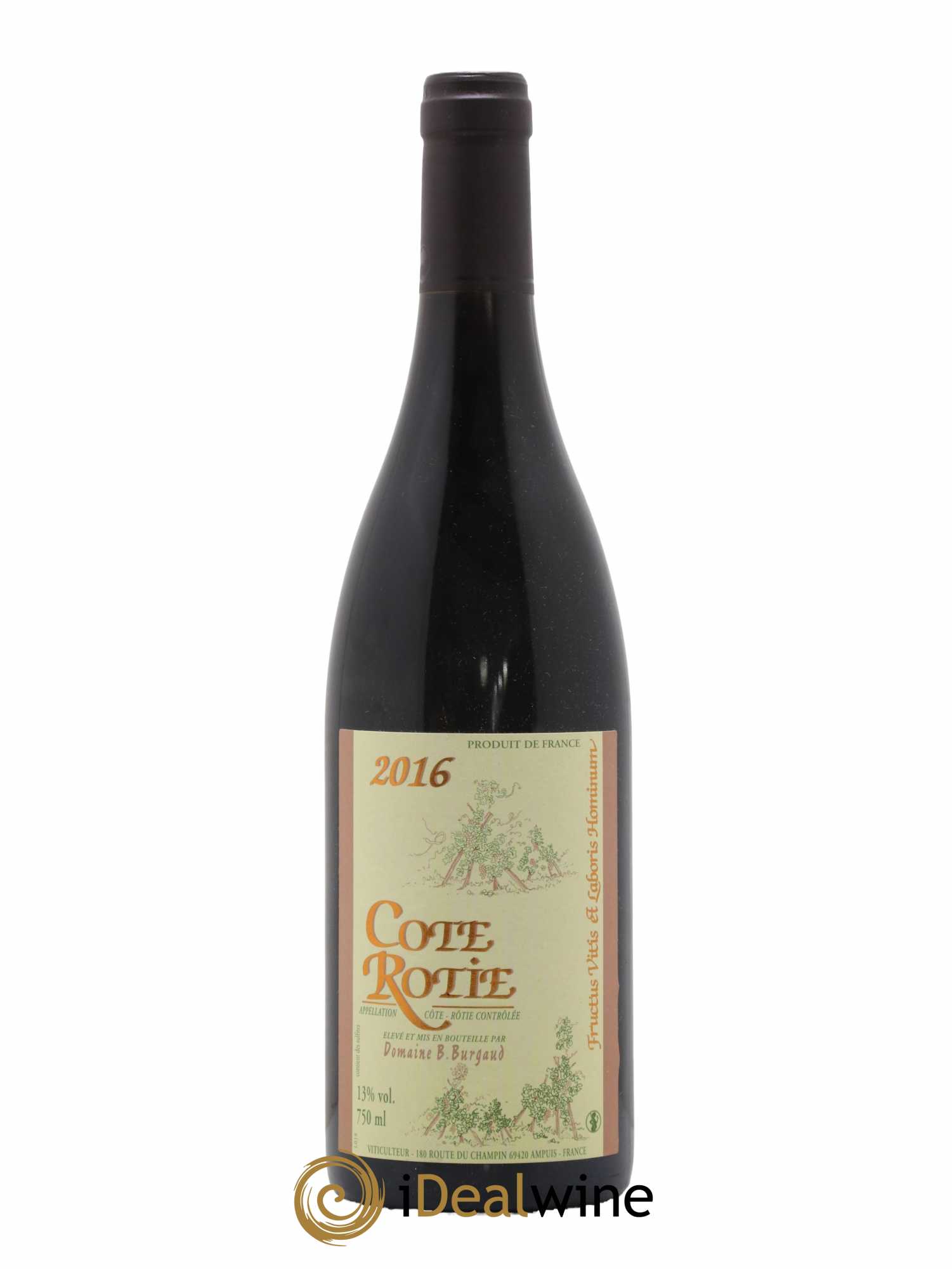 Côte-Rôtie Bernard Burgaud 2016 - Lot de 1 bouteille - 0