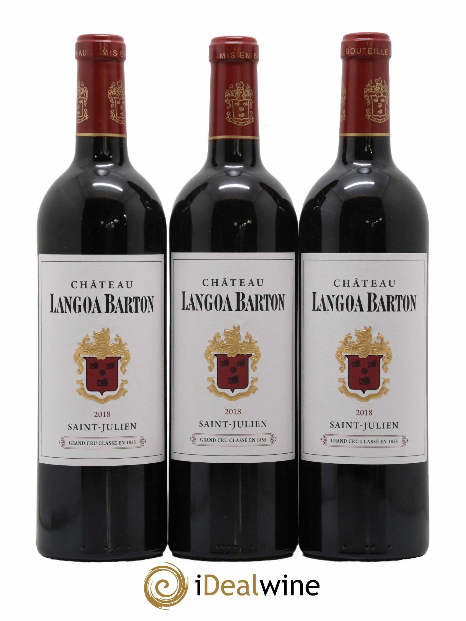 Château Langoa Barton 3ème Grand Cru Classé 2018 - Lot de 6 bouteilles - 1