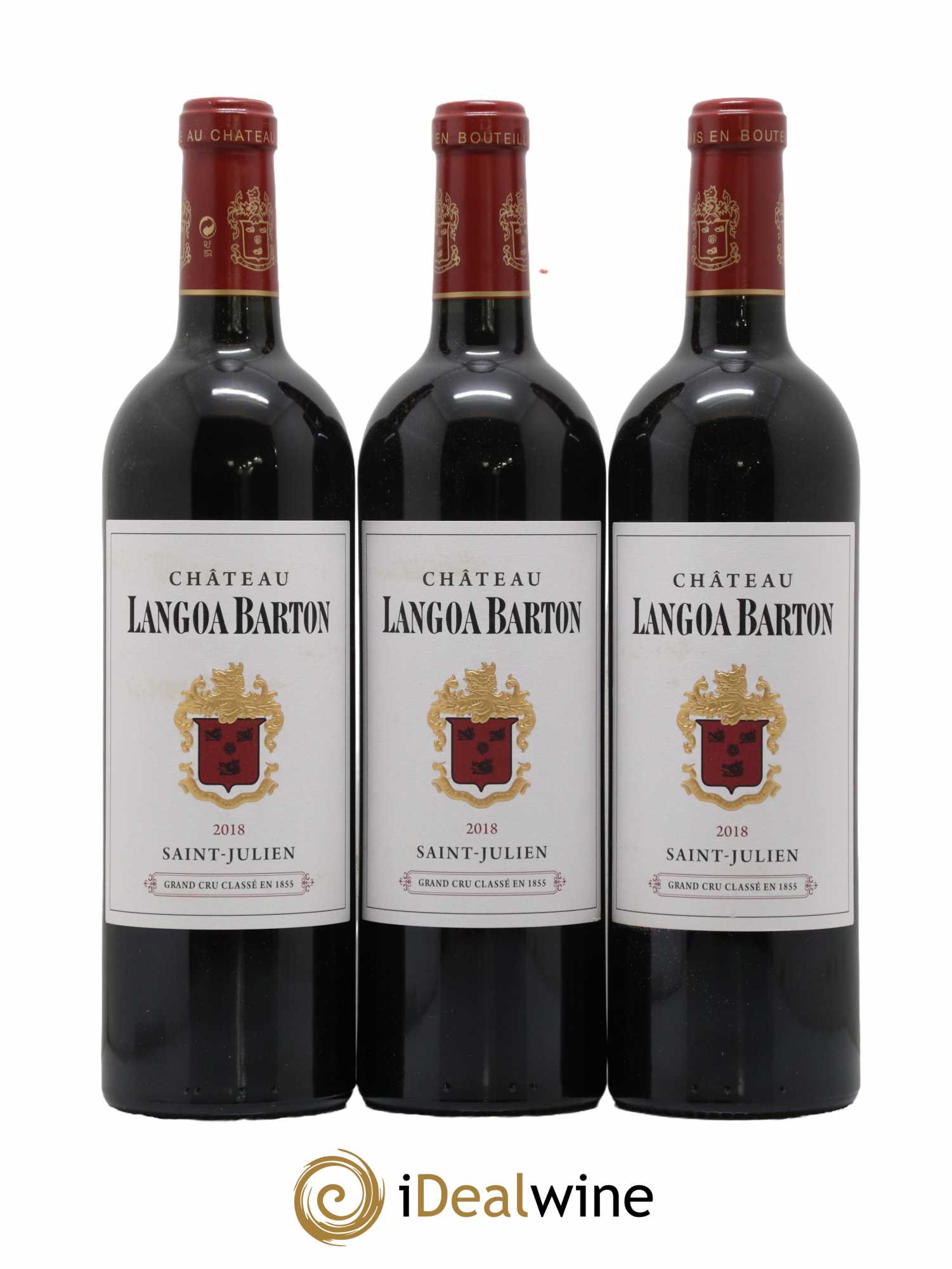 Château Langoa Barton 3ème Grand Cru Classé 2018 - Lot de 6 bouteilles - 1