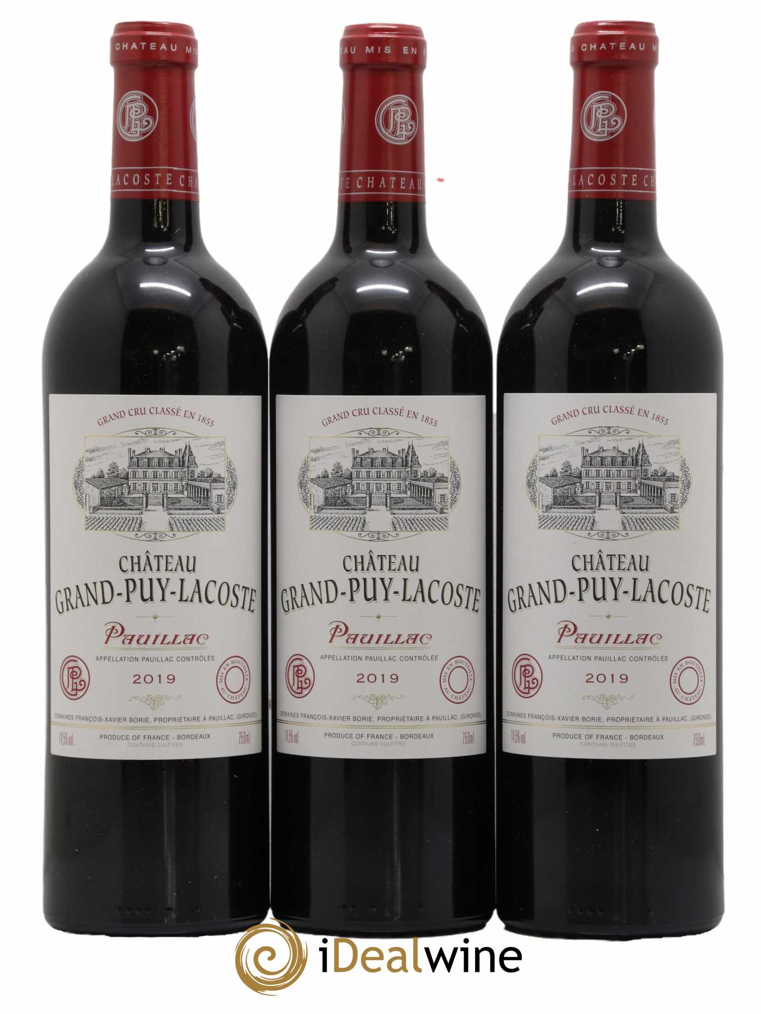 Château Grand Puy Lacoste 5ème Grand Cru Classé 2019 - Lot de 6 bouteilles - 2