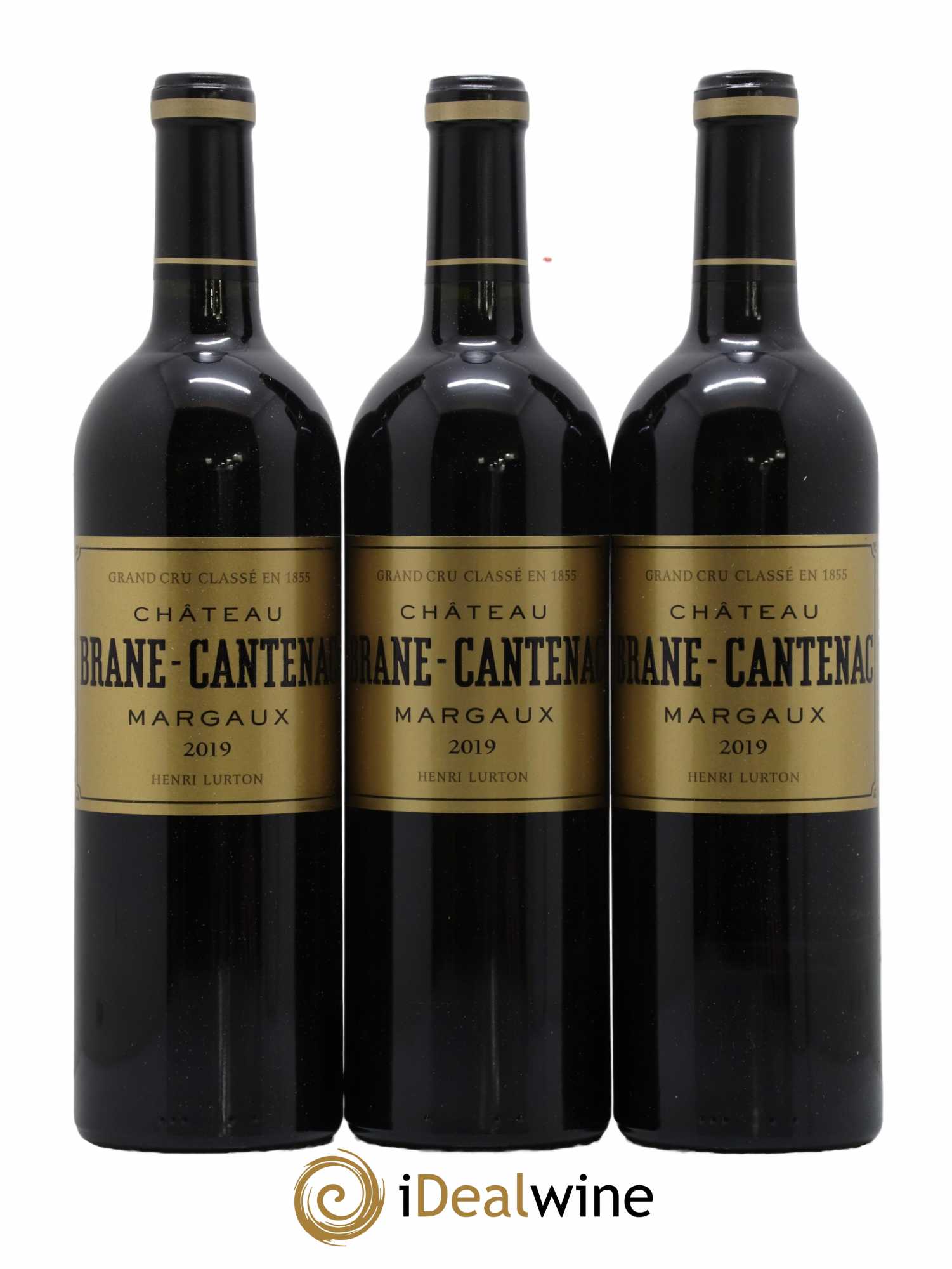 Château Brane Cantenac 2ème Grand Cru Classé 2019 - Lot de 3 bouteilles - 0