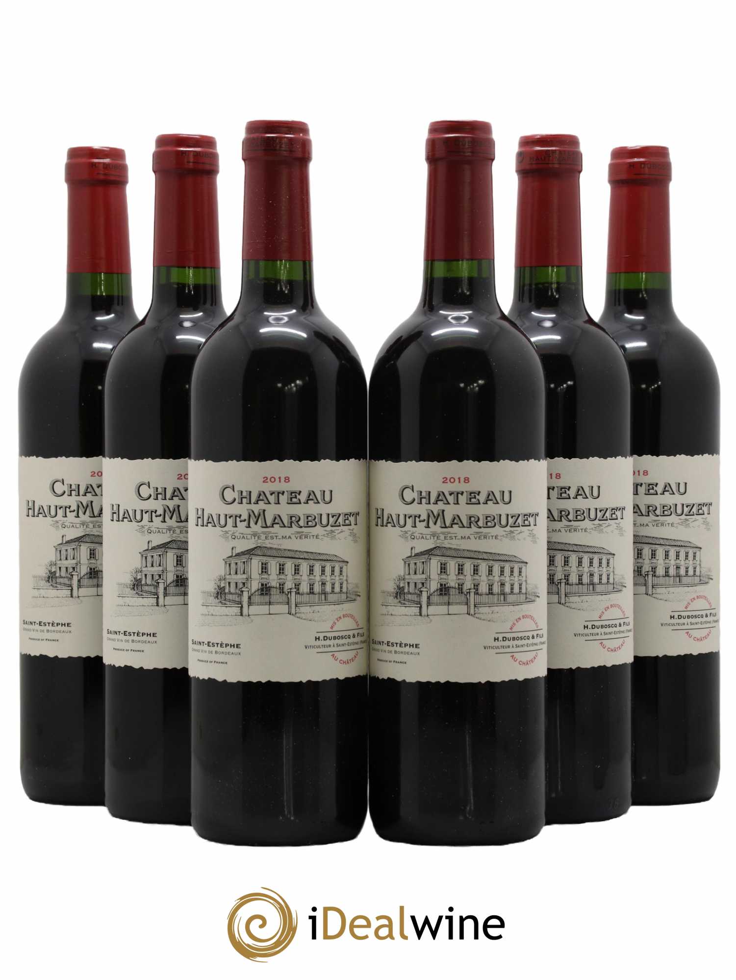 Château Haut Marbuzet 2018 - Lot de 6 bouteilles - 0