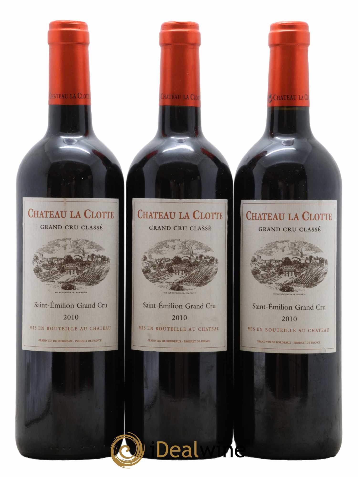 Château la Clotte 2010 - Lot de 3 bouteilles - 0