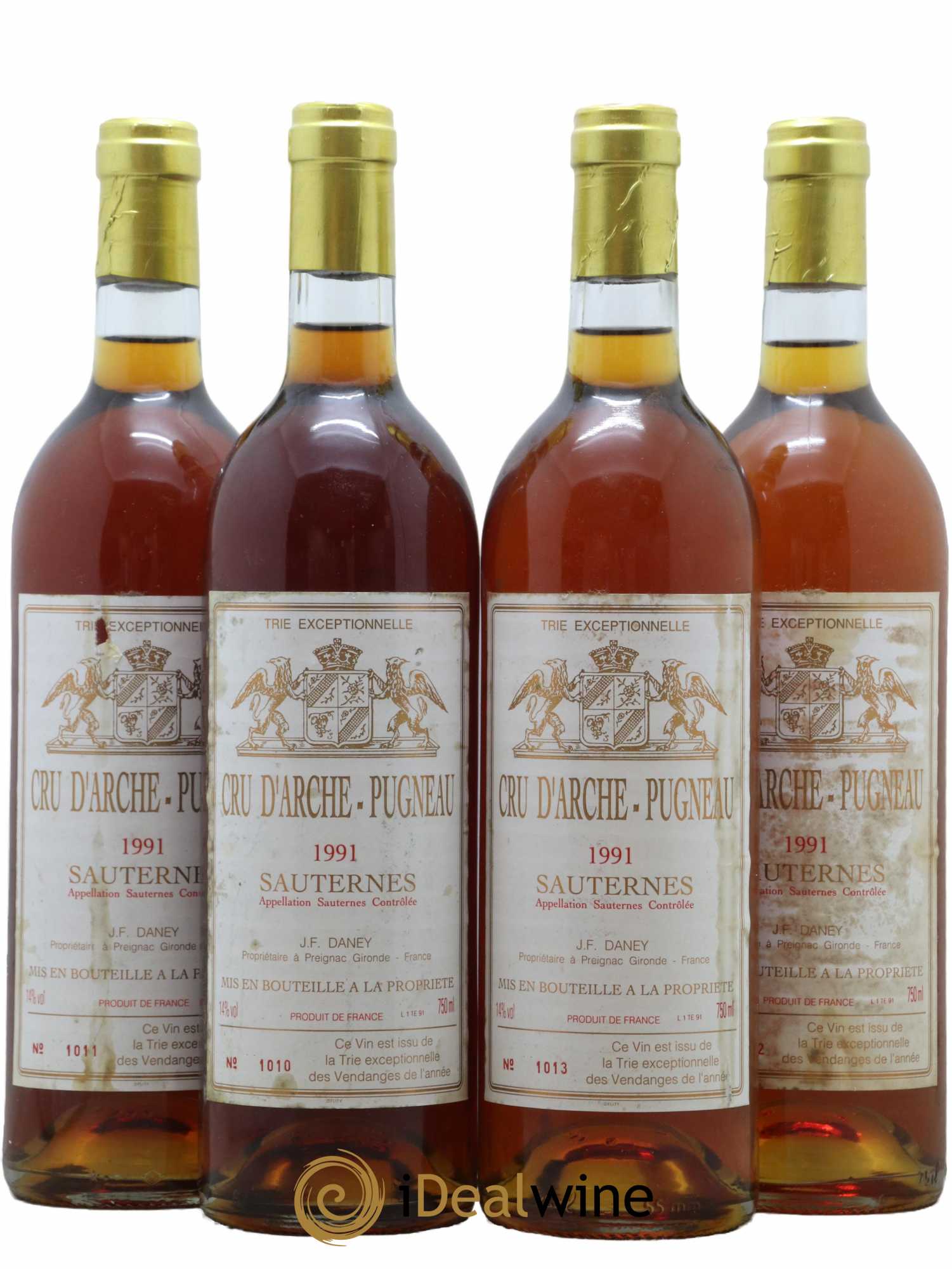 Cru d'Arche-Pugneau 1991 - Lotto di 4 bottiglie - 0