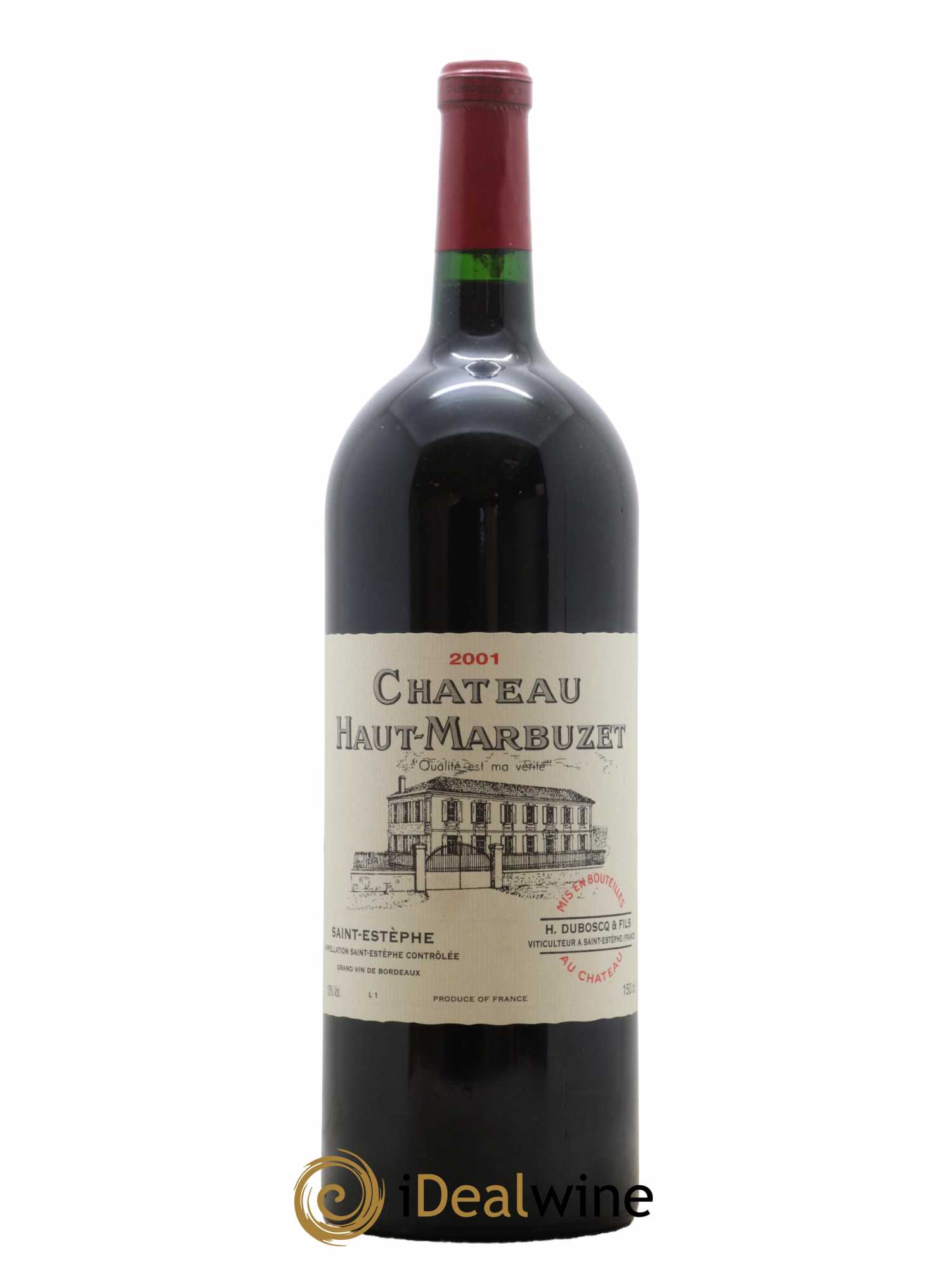 Château Haut Marbuzet 2001 - Lot de 1 magnum - 0