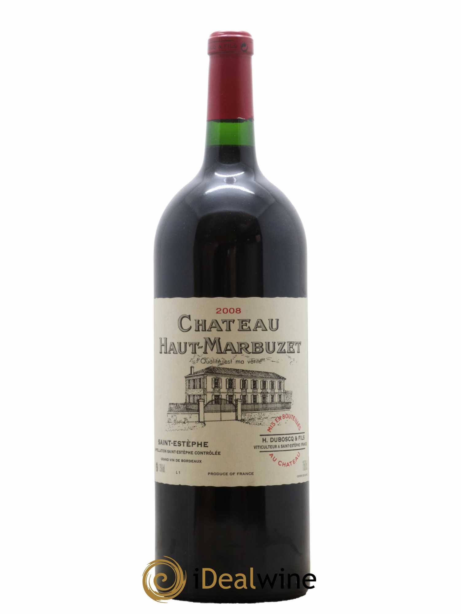 Château Haut Marbuzet 2008 - Lot de 1 magnum - 0