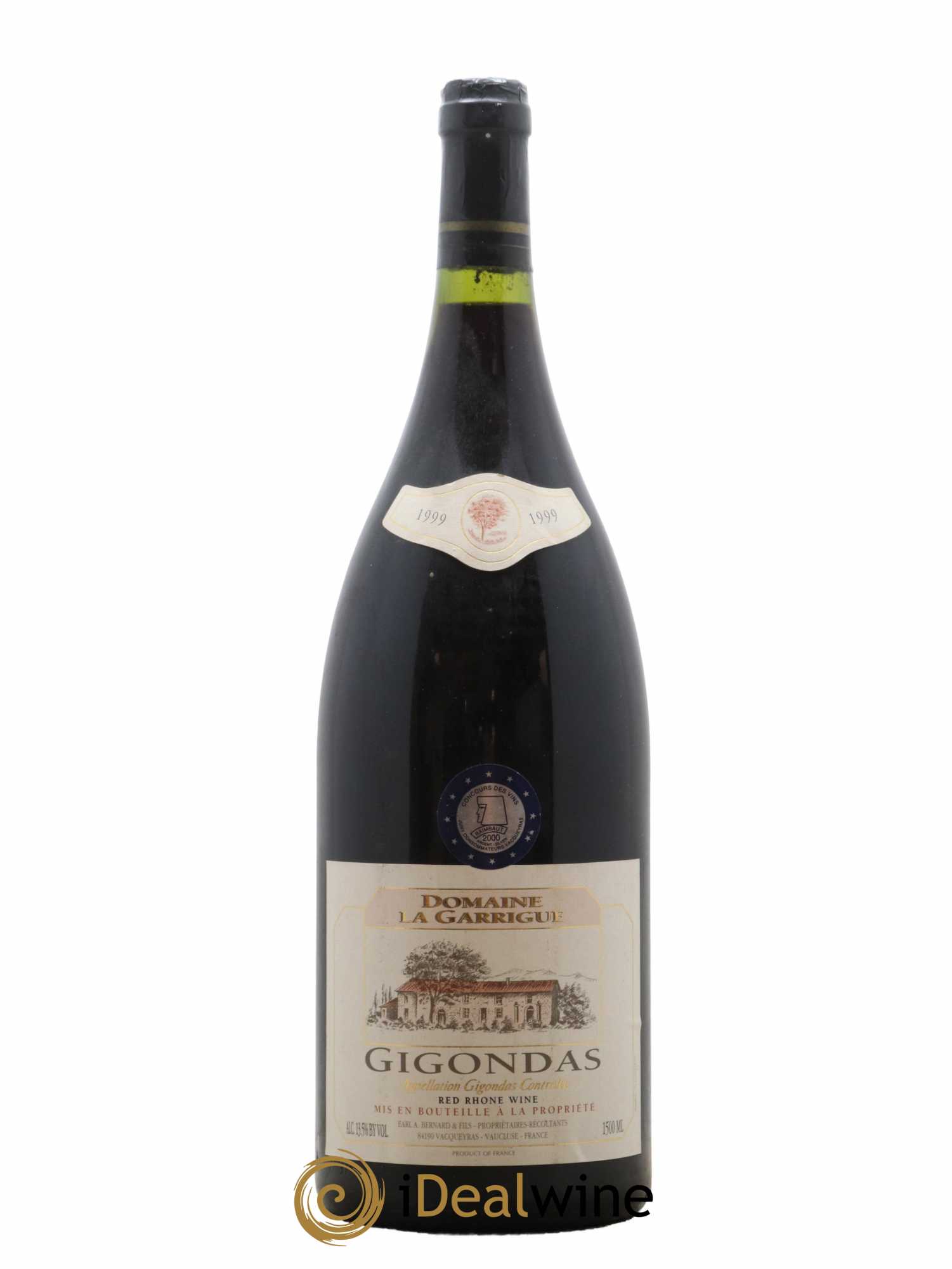 Gigondas Domaine La Garrigue 1999 - Lot de 1 magnum - 0