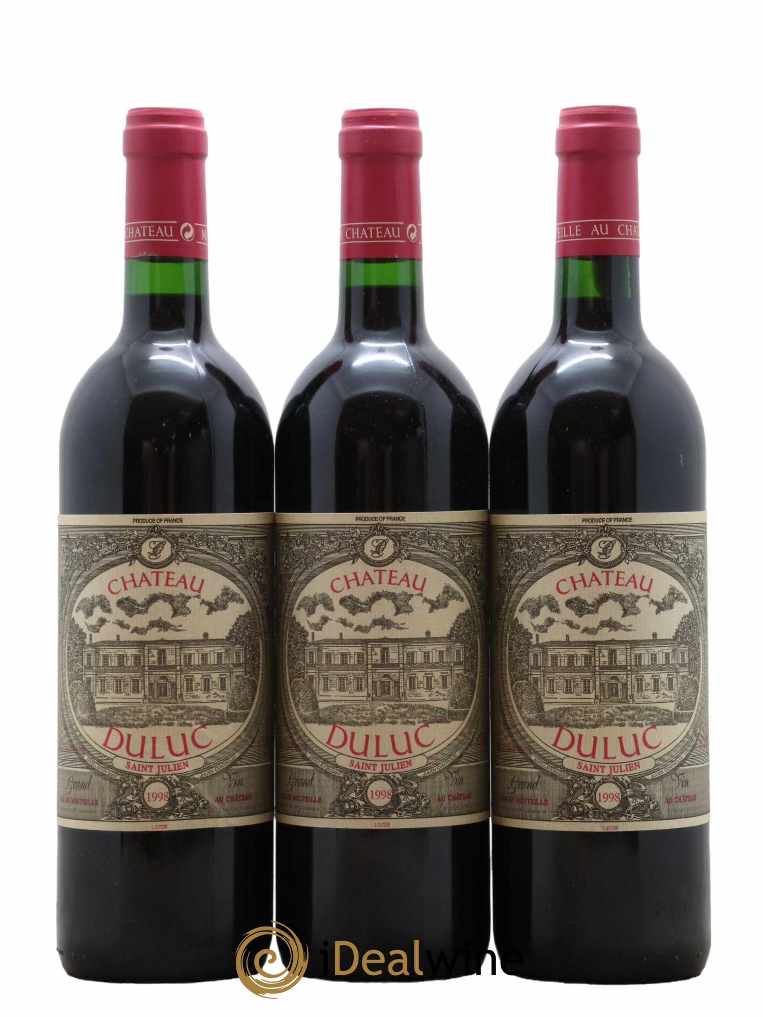 Duluc de Branaire Second Vin 1998 - Lot de 12 bouteilles - 1