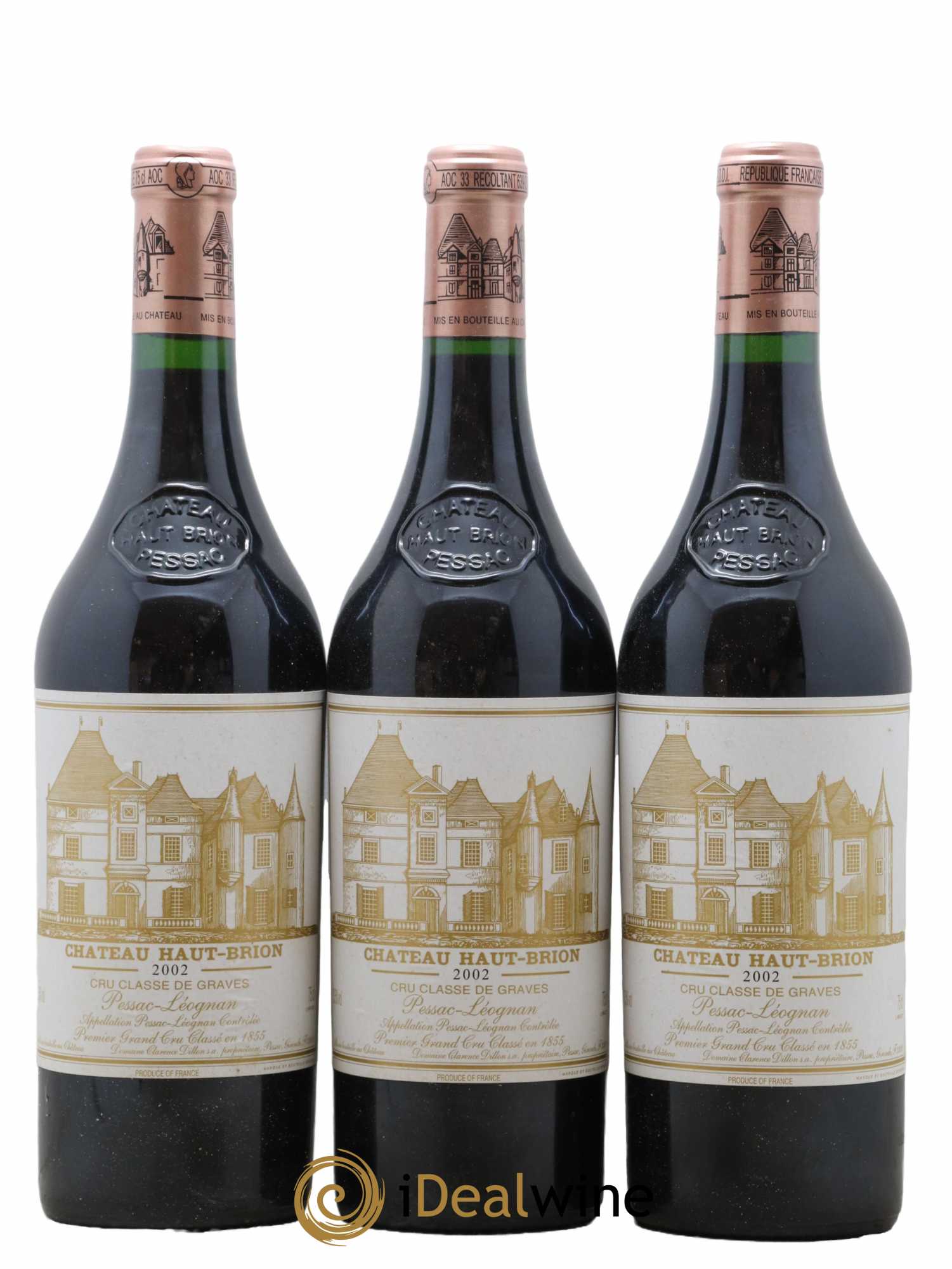 Château Haut Brion 1er Grand Cru Classé 2002 - Posten von 12 Flaschen - 2