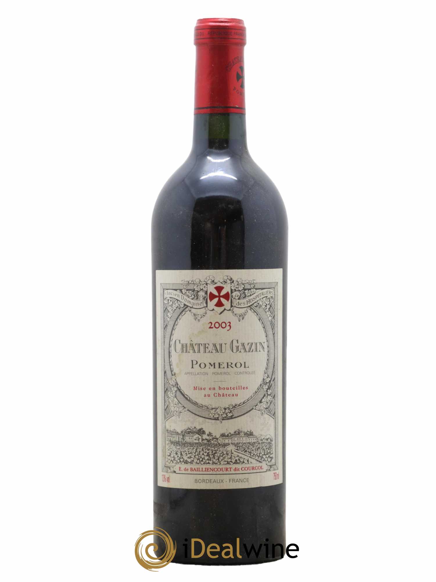 Château Gazin 2003 - Lot de 1 bouteille - 0